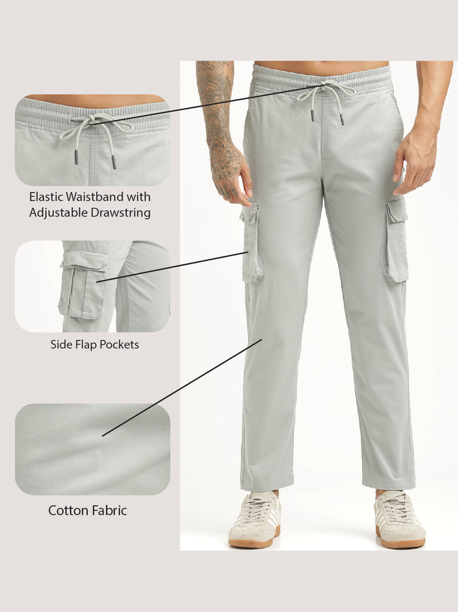 Men Cotton Cargo Trousers
