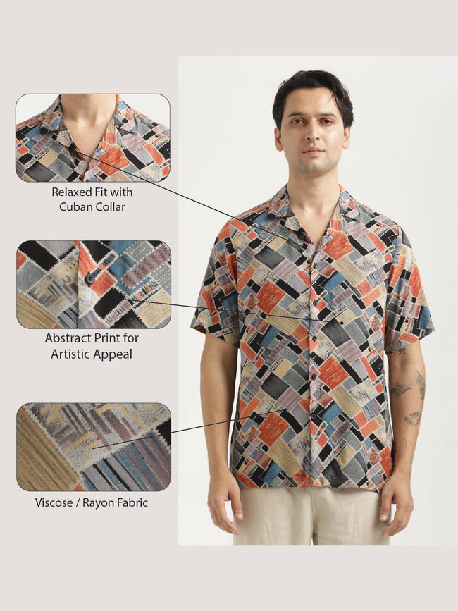 Men Printed Resort Shirt