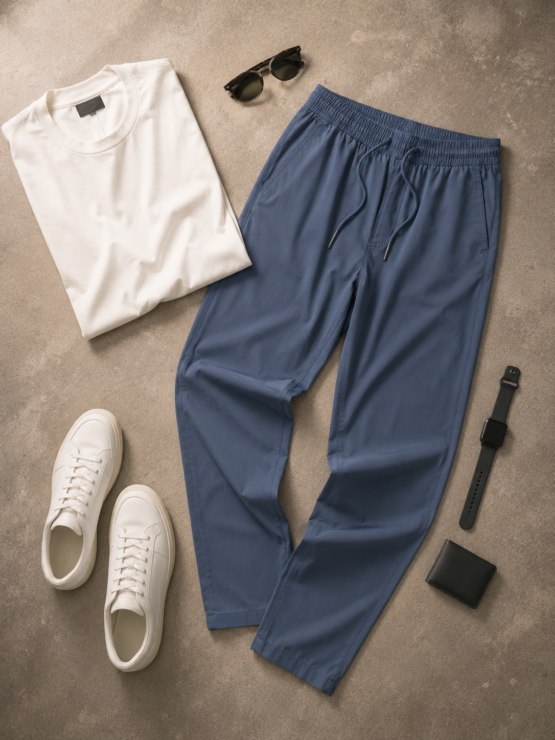 Men Grey Essential Comfort Pants
