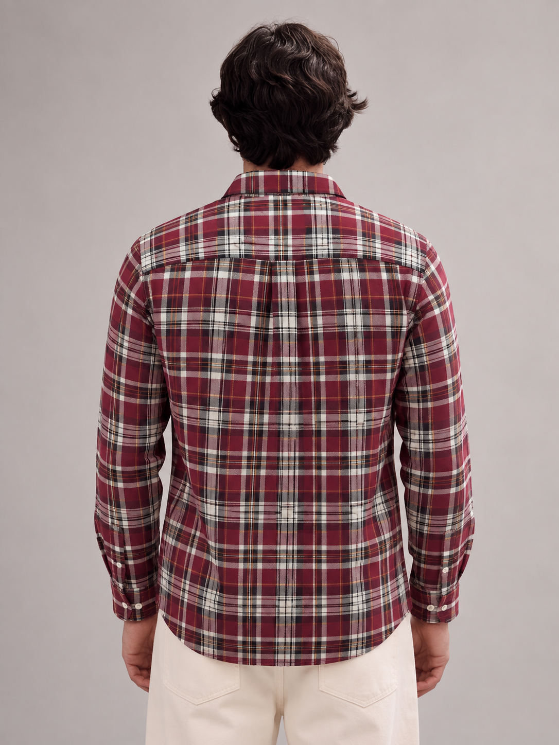 Men Multi Checked Button-Up Shirt