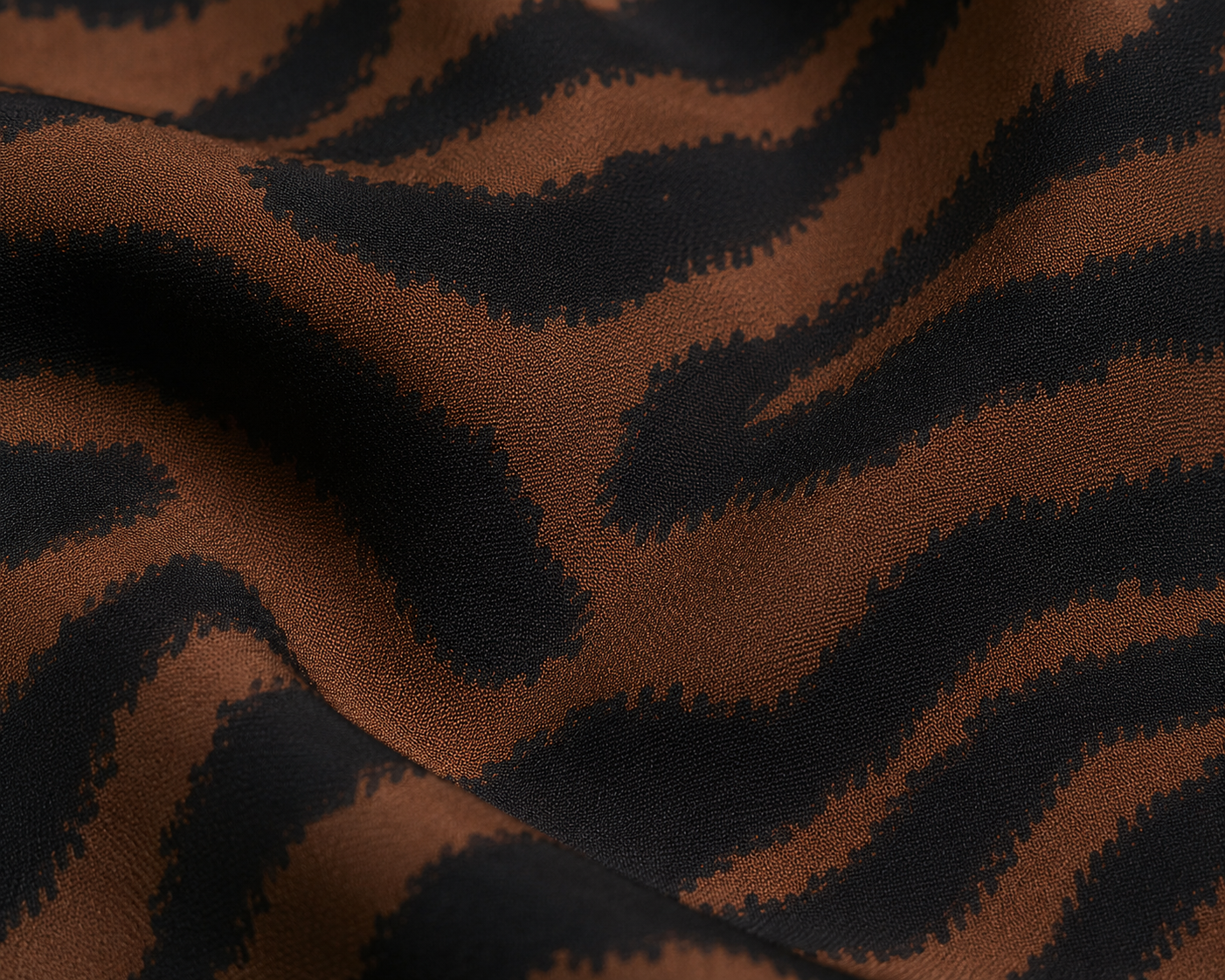 Women Abstract Animal Print V-Neck Top