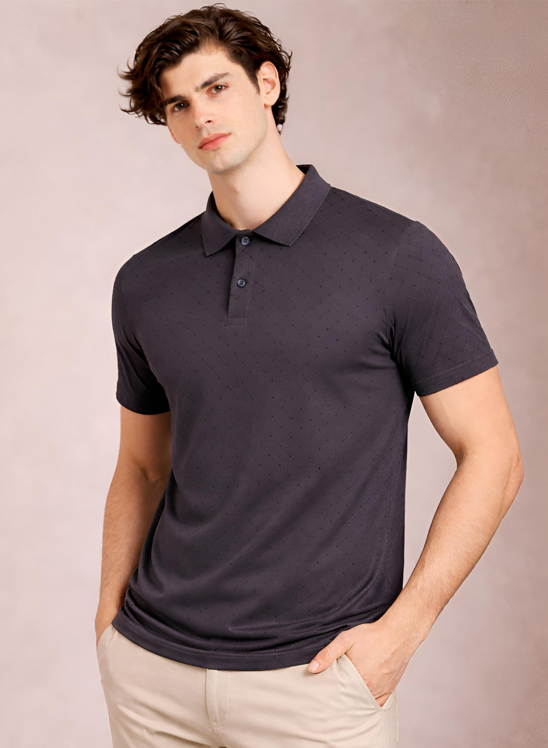 Men Cotton Polo T Shirt