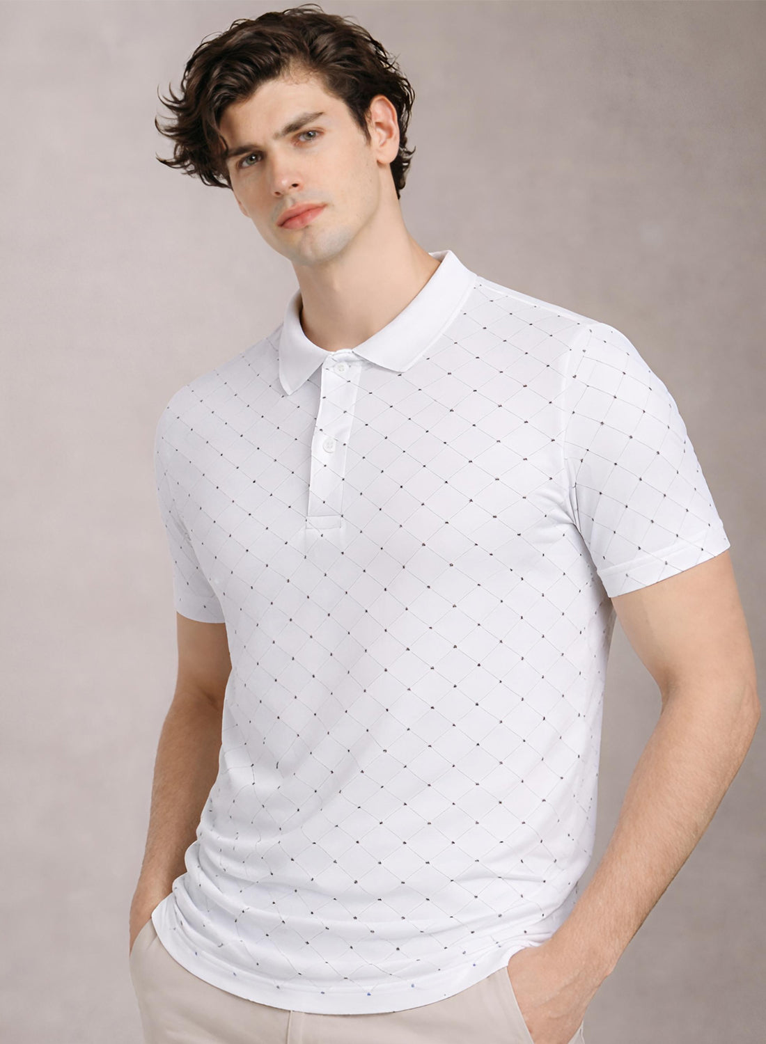 Men Cotton Polo T Shirt