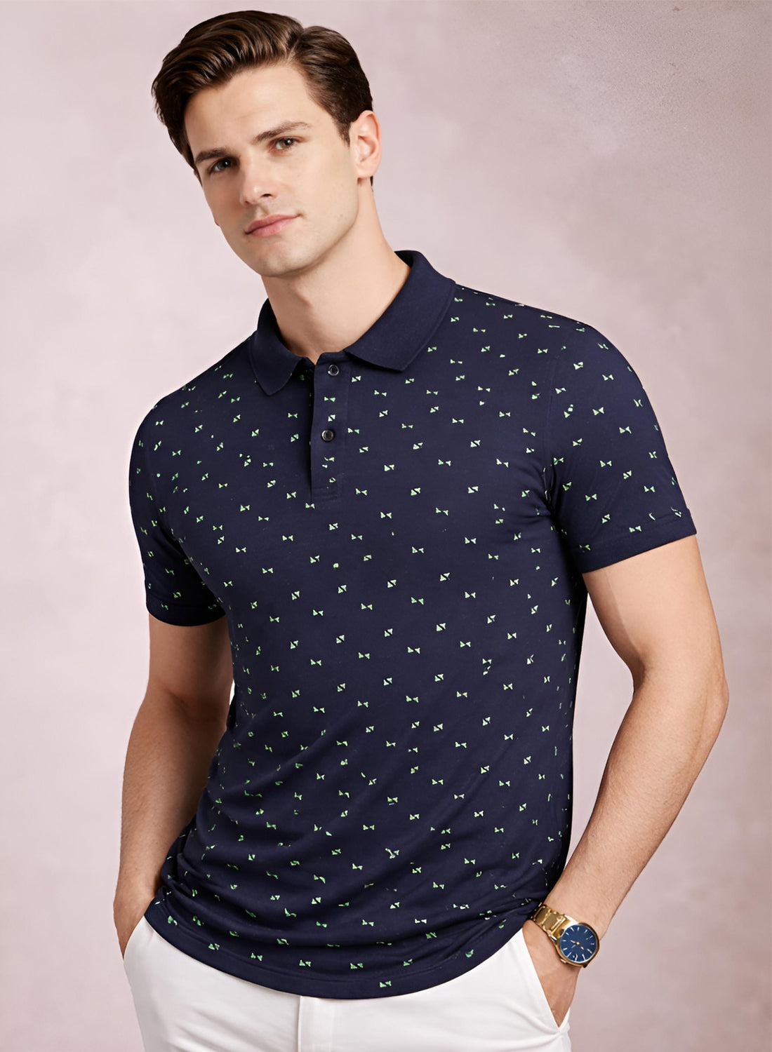 Men Cotton Polo T Shirt