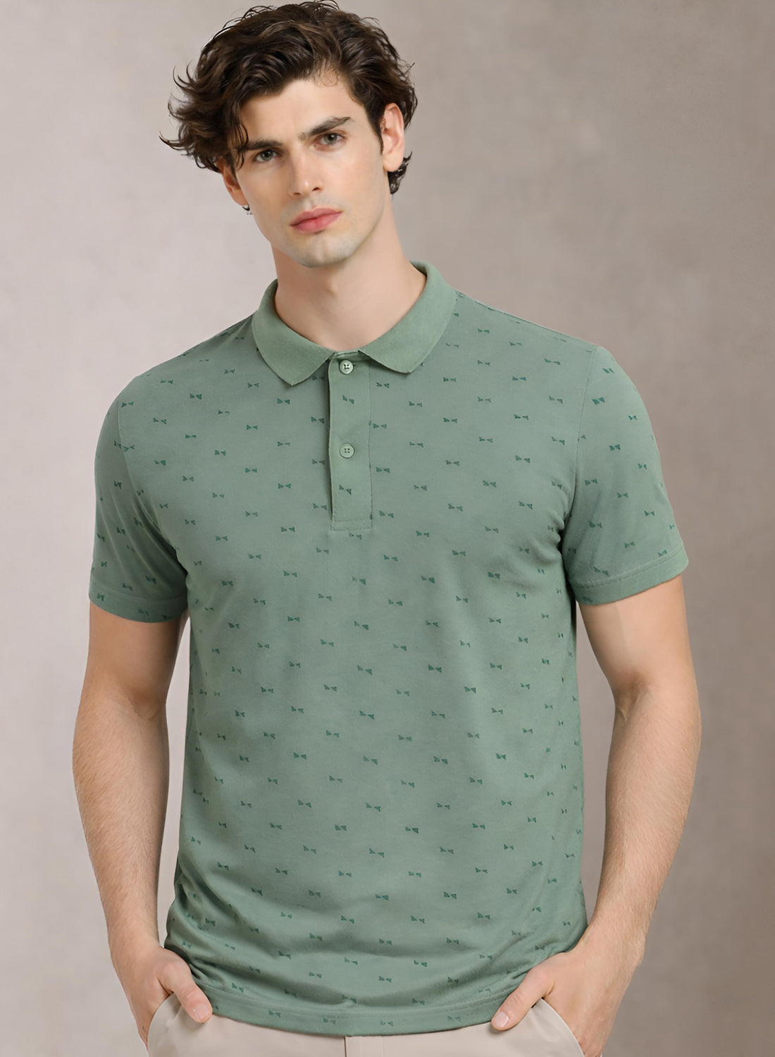 Men Cotton Polo T Shirt