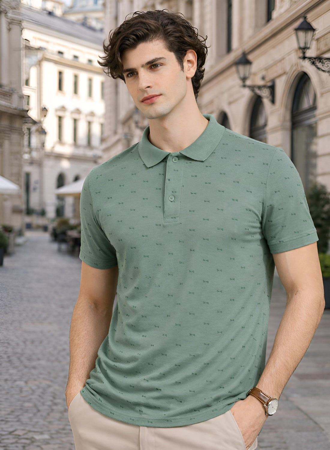 Men Cotton Polo T Shirt