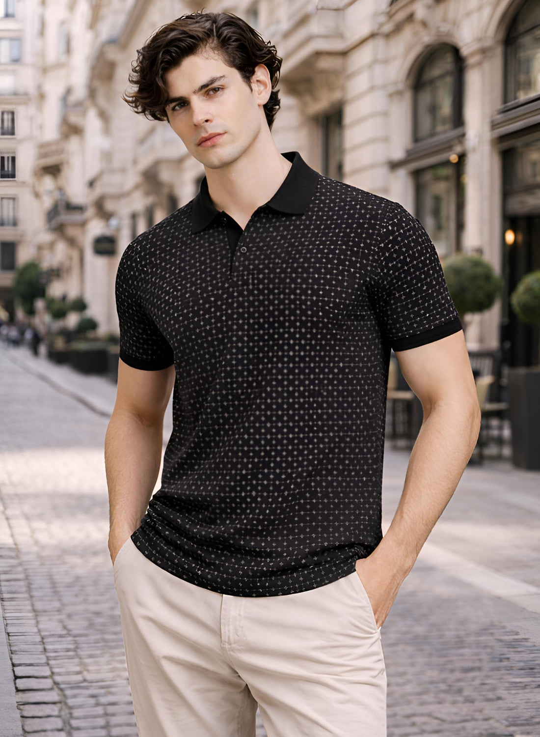 Men Cotton Polo T Shirt