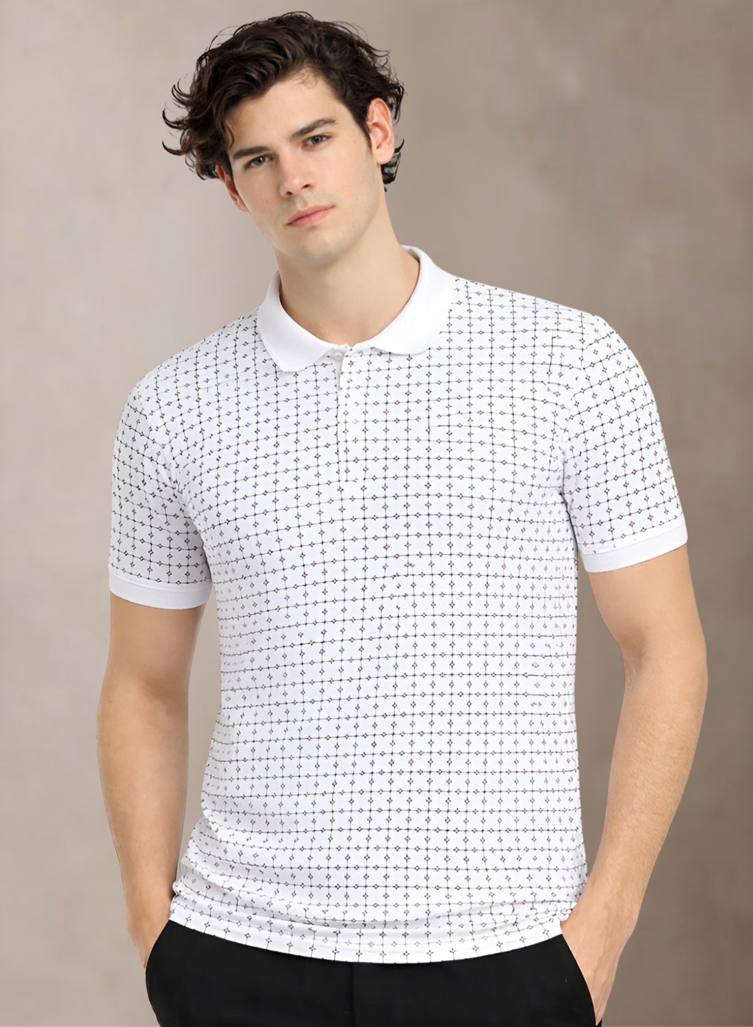 Men Cotton Polo T Shirt
