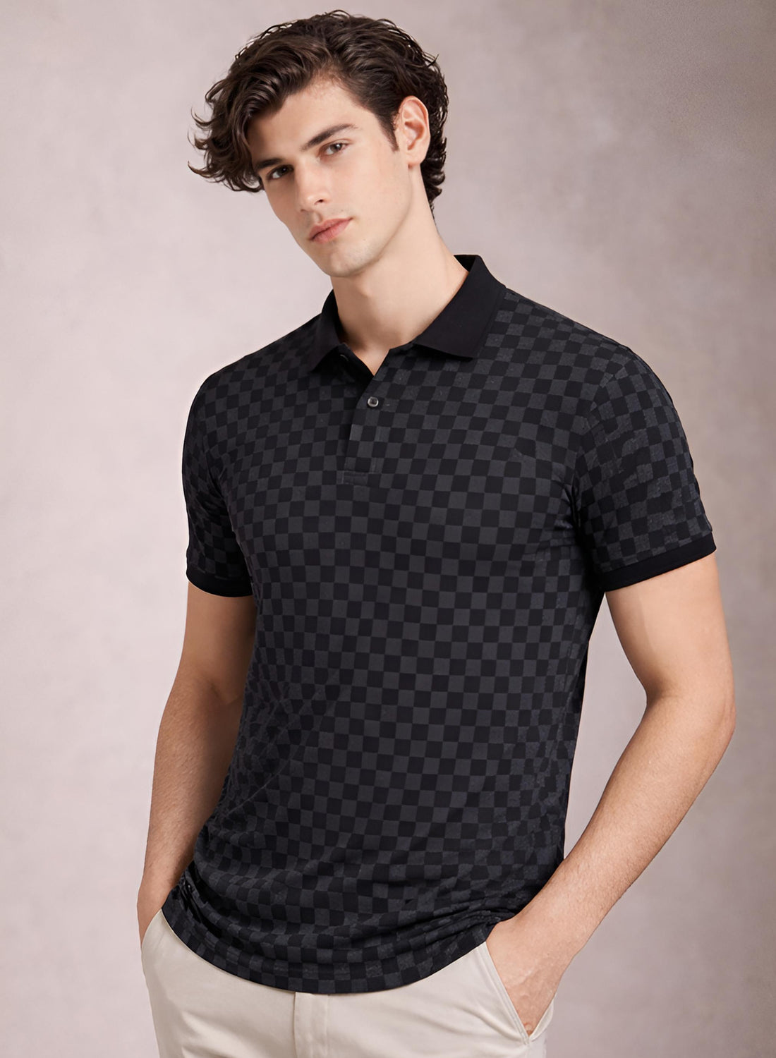 Men Cotton Polo T Shirt