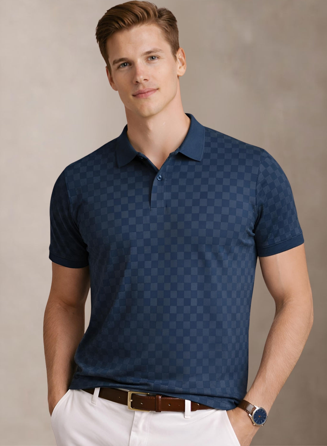 Men Cotton Polo T Shirt