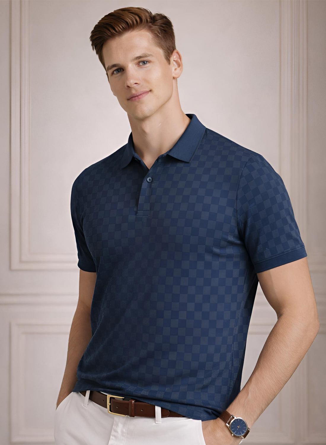 Men Cotton Polo T Shirt