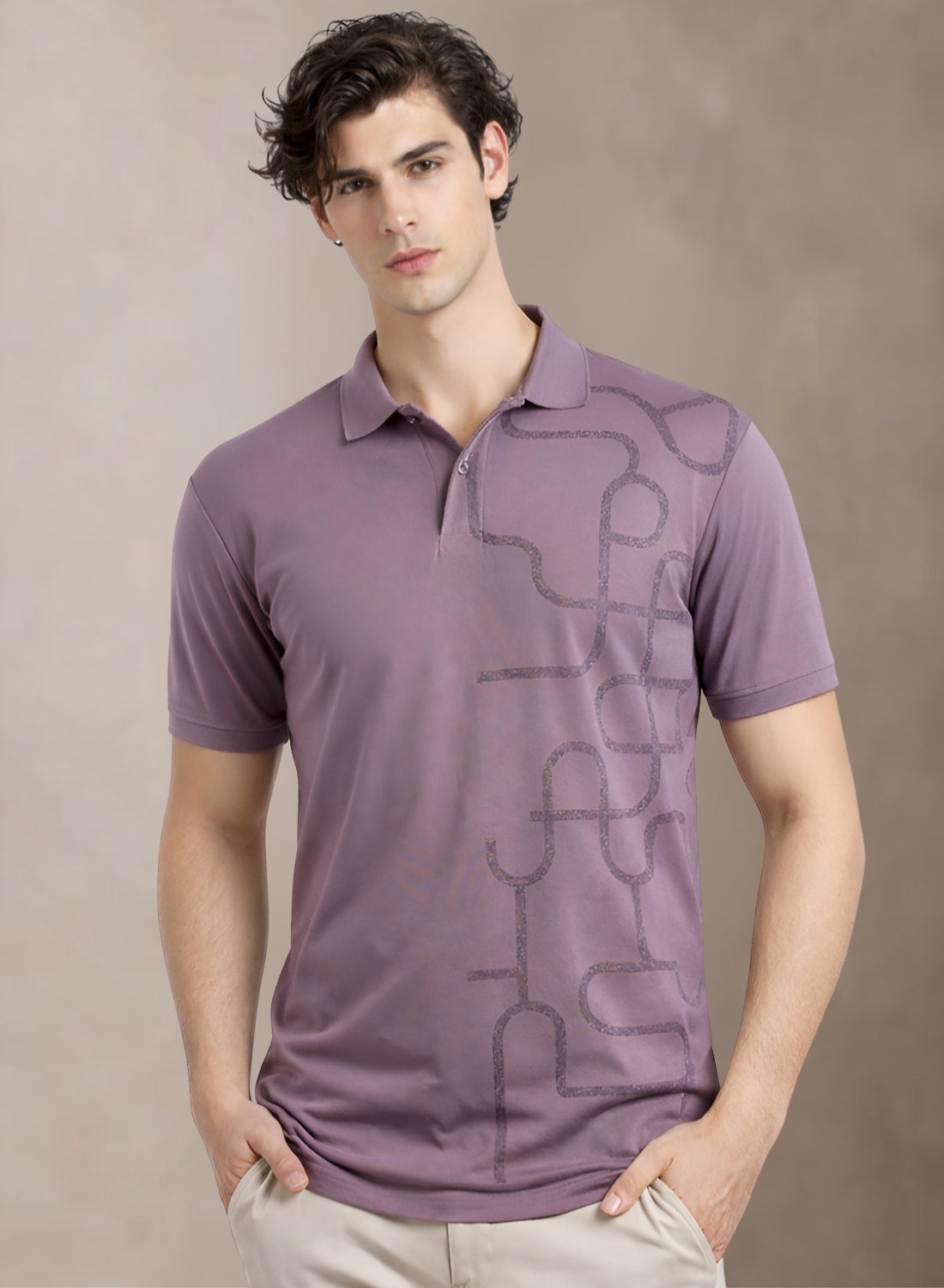 Men Cotton Polo T Shirt