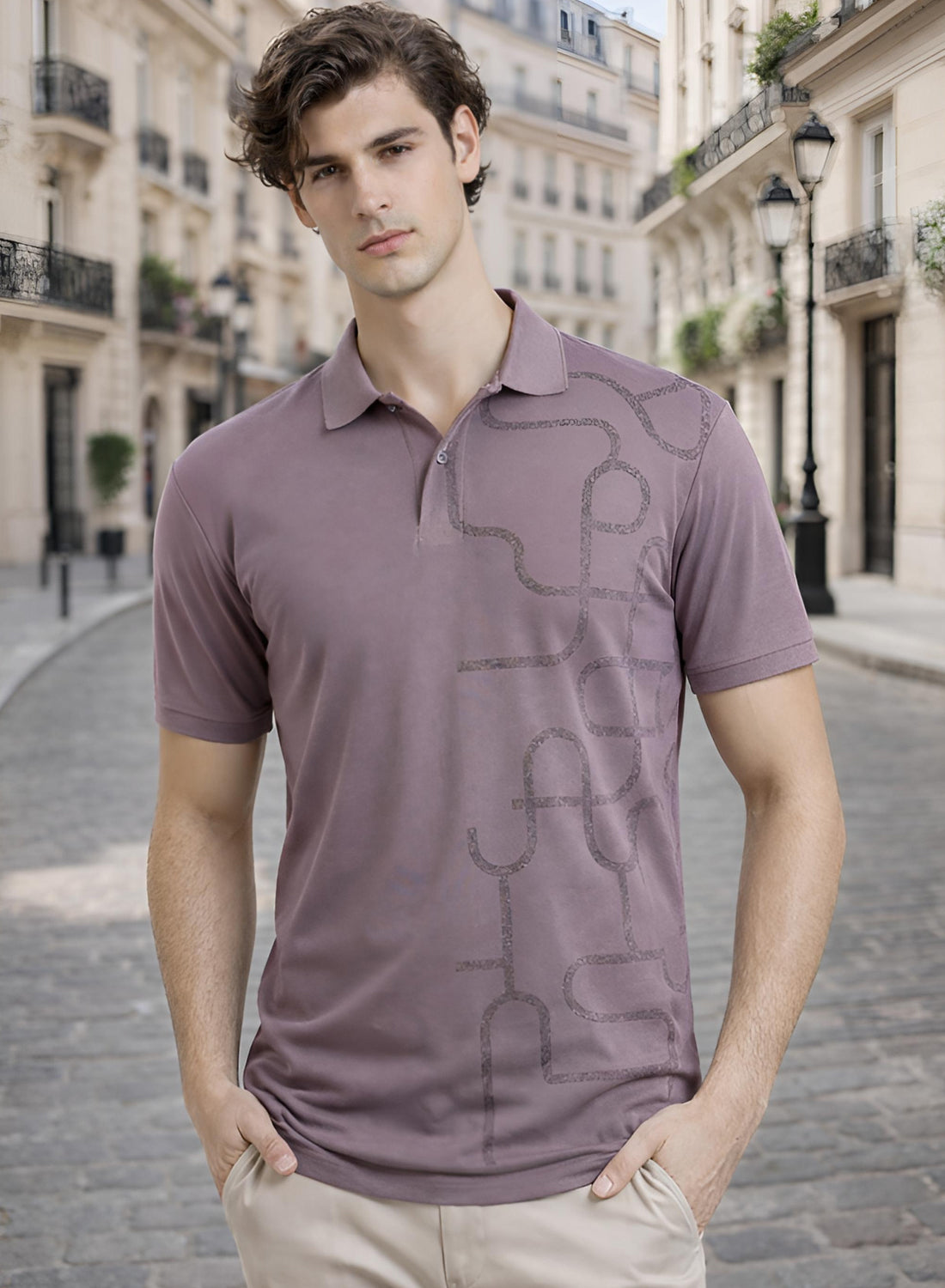Men Cotton Polo T Shirt