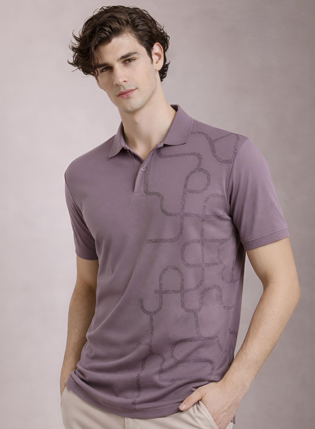 Men Cotton Polo T Shirt