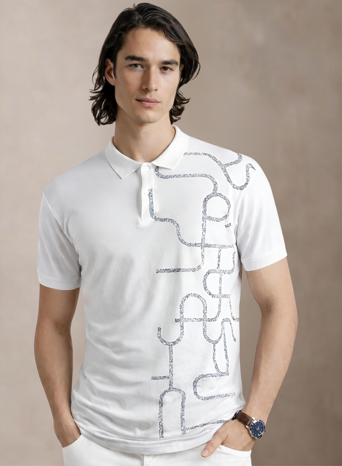 Men Cotton Polo T Shirt