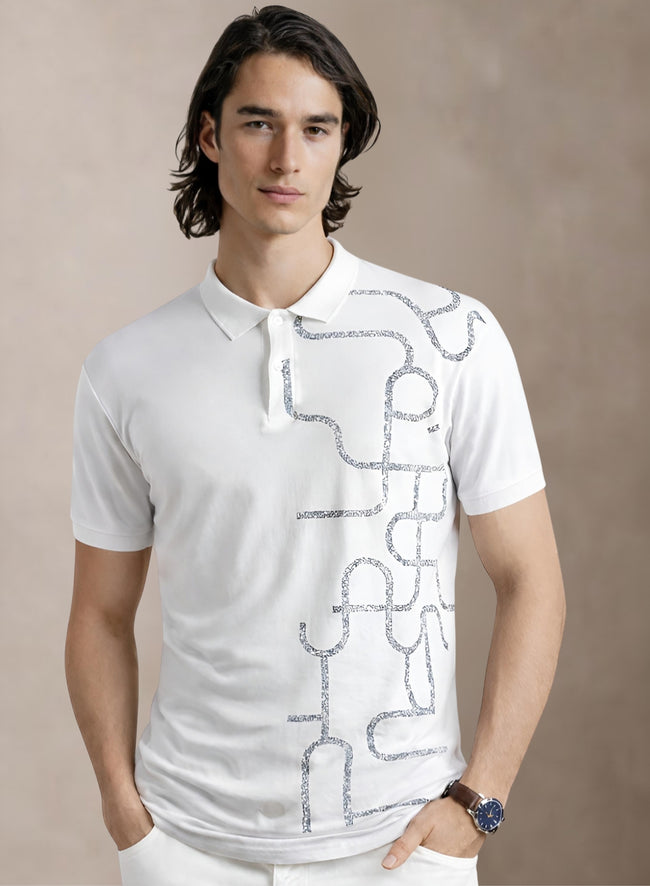 Men Cotton Polo T Shirt
