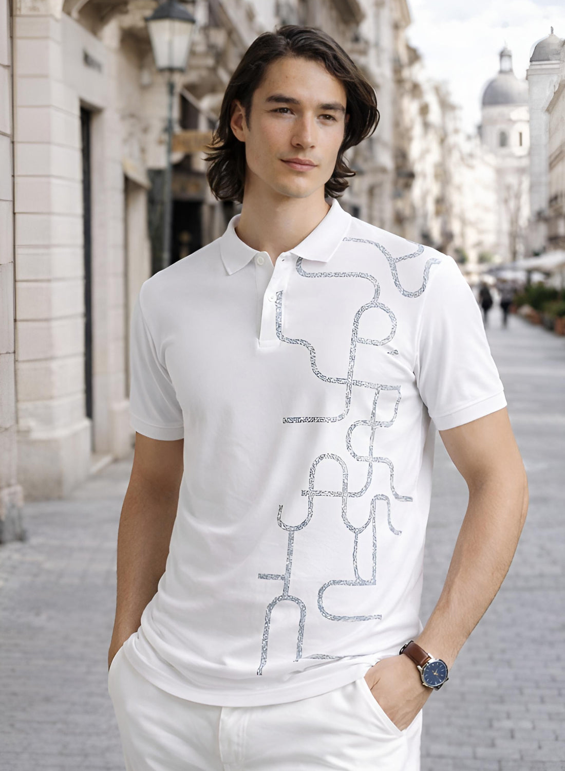 Men Cotton Polo T Shirt