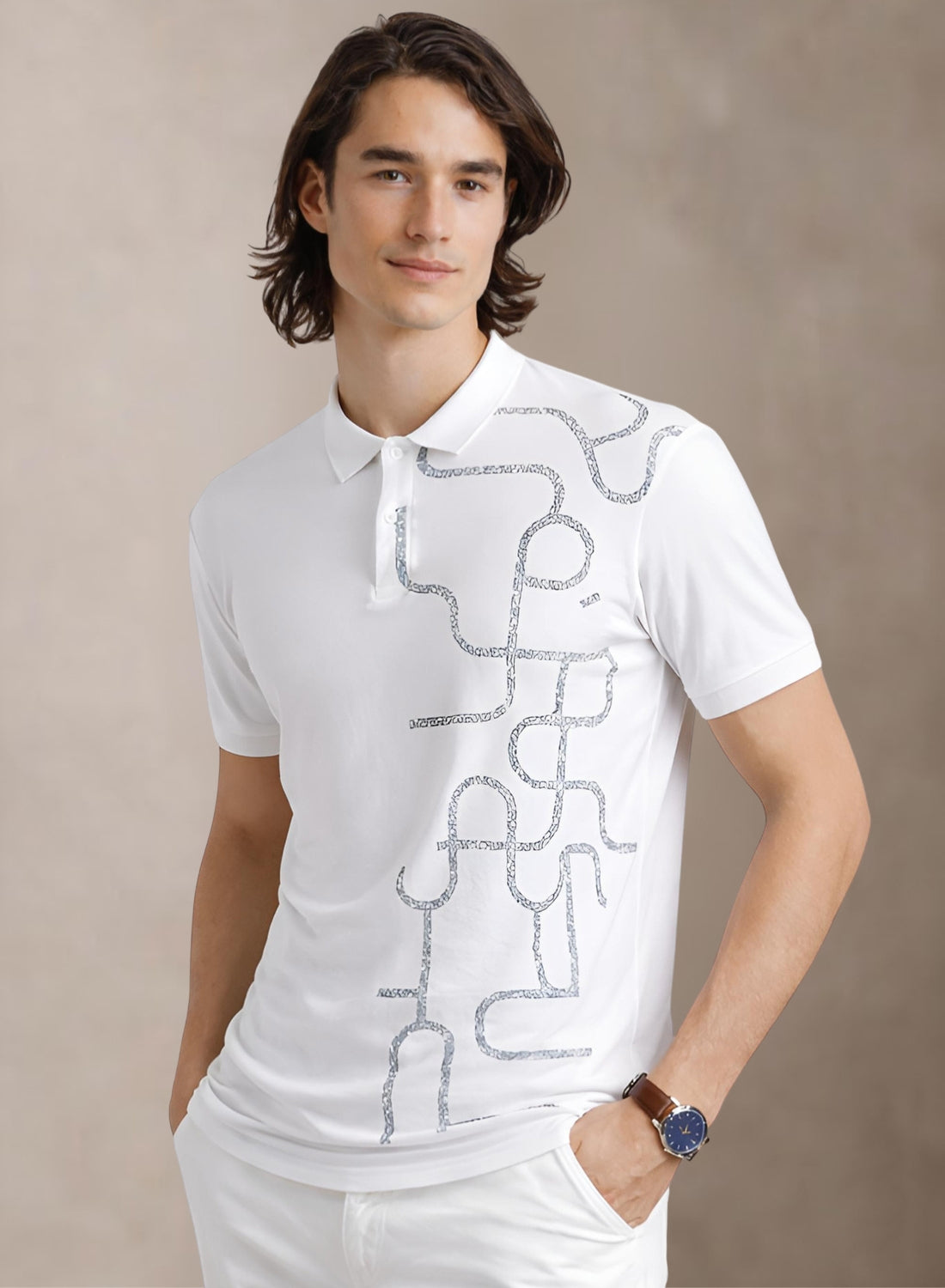Men Cotton Polo T Shirt