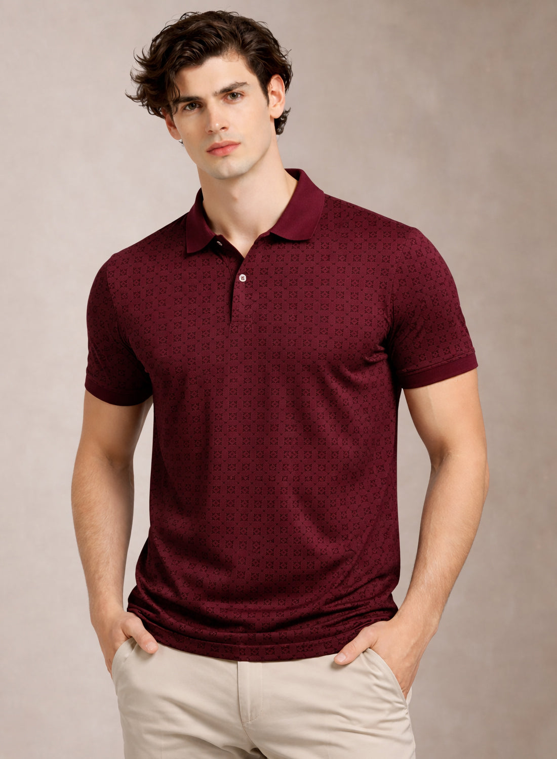 Men Cotton Polo T Shirt