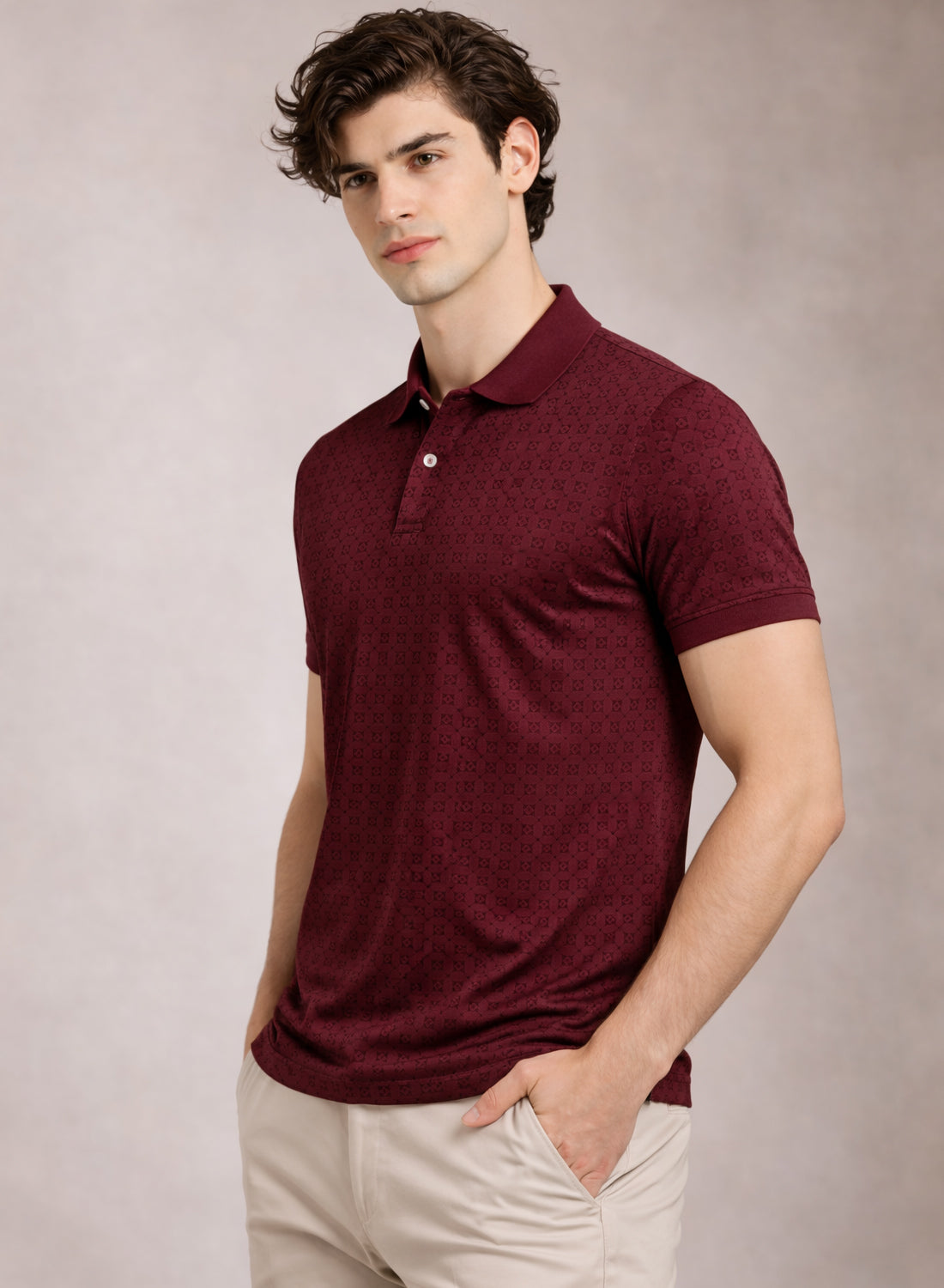 Men Cotton Polo T Shirt