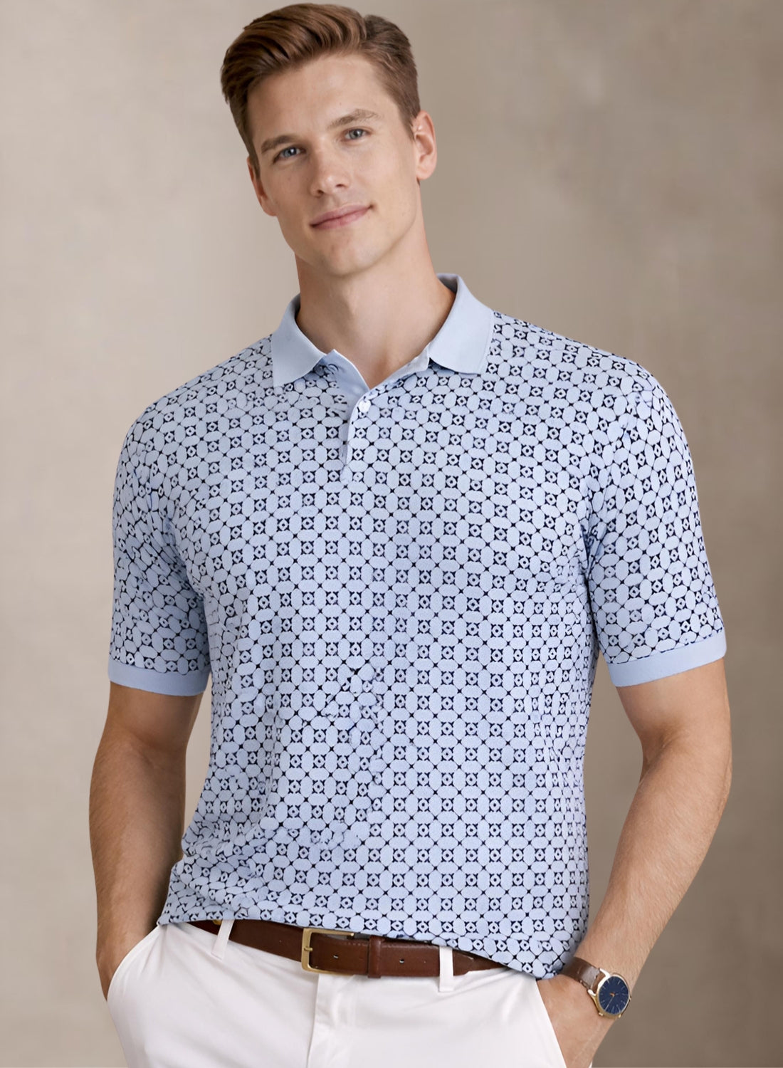 Men Cotton Polo T Shirt