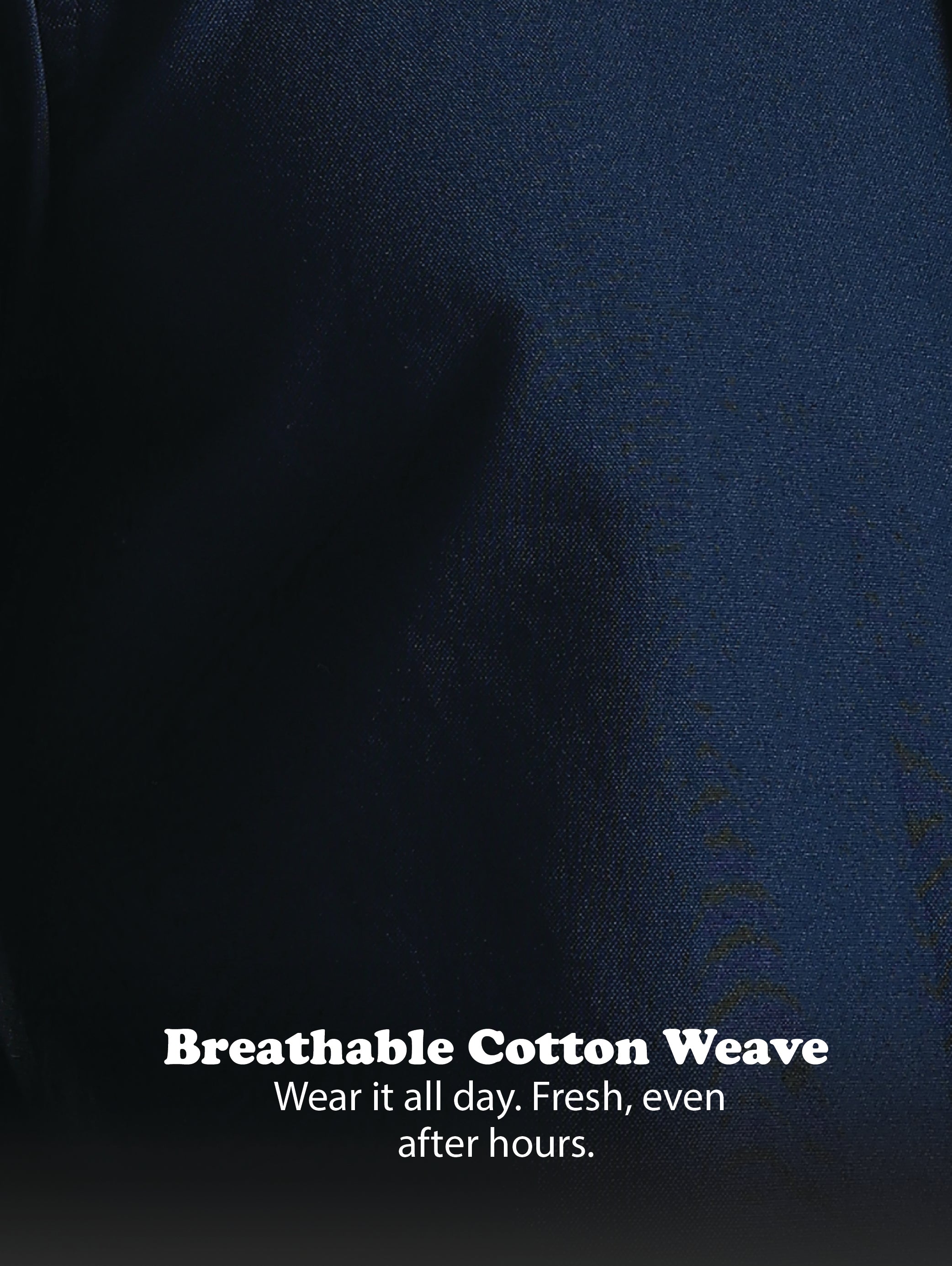 Men Blue Oxford Solid Shirt