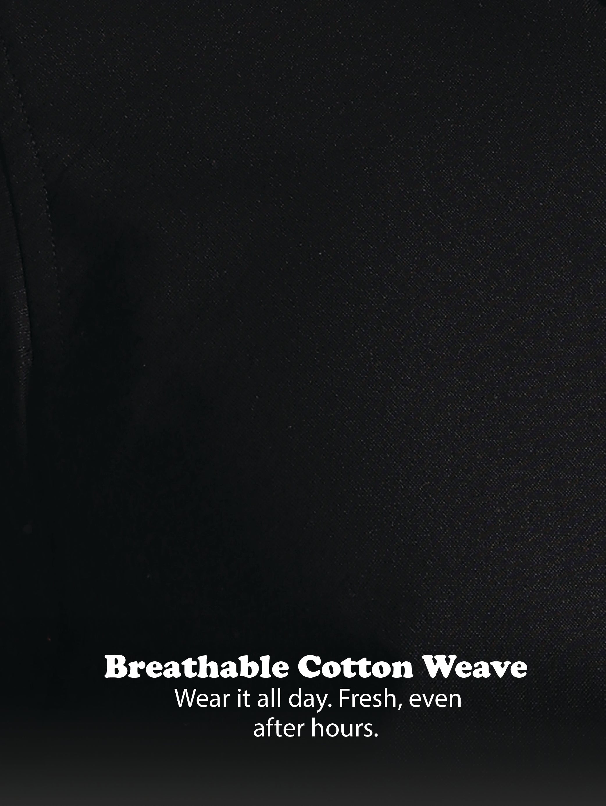 Men Black Oxford Solid Shirt