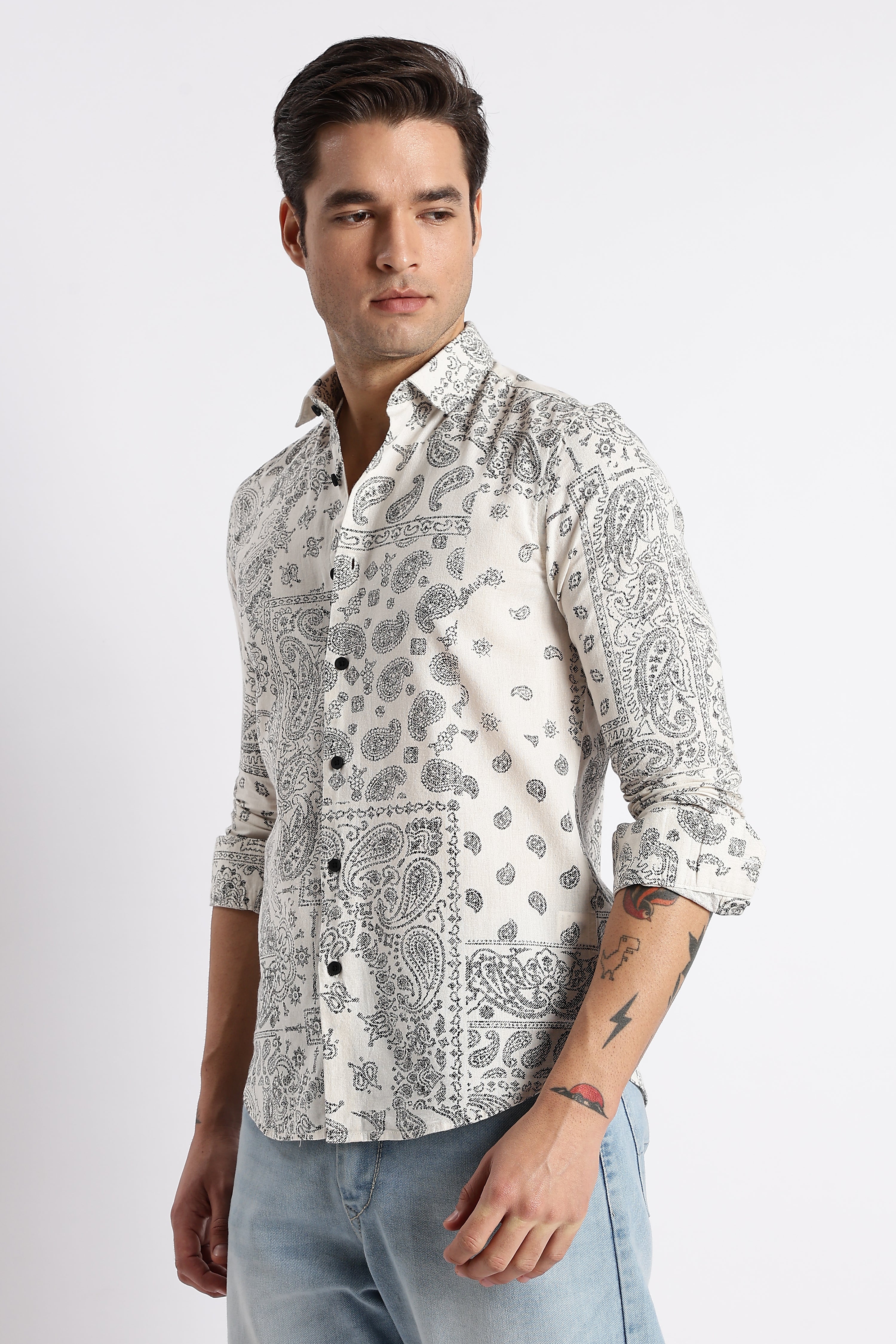 Men Paisley Print Shirt