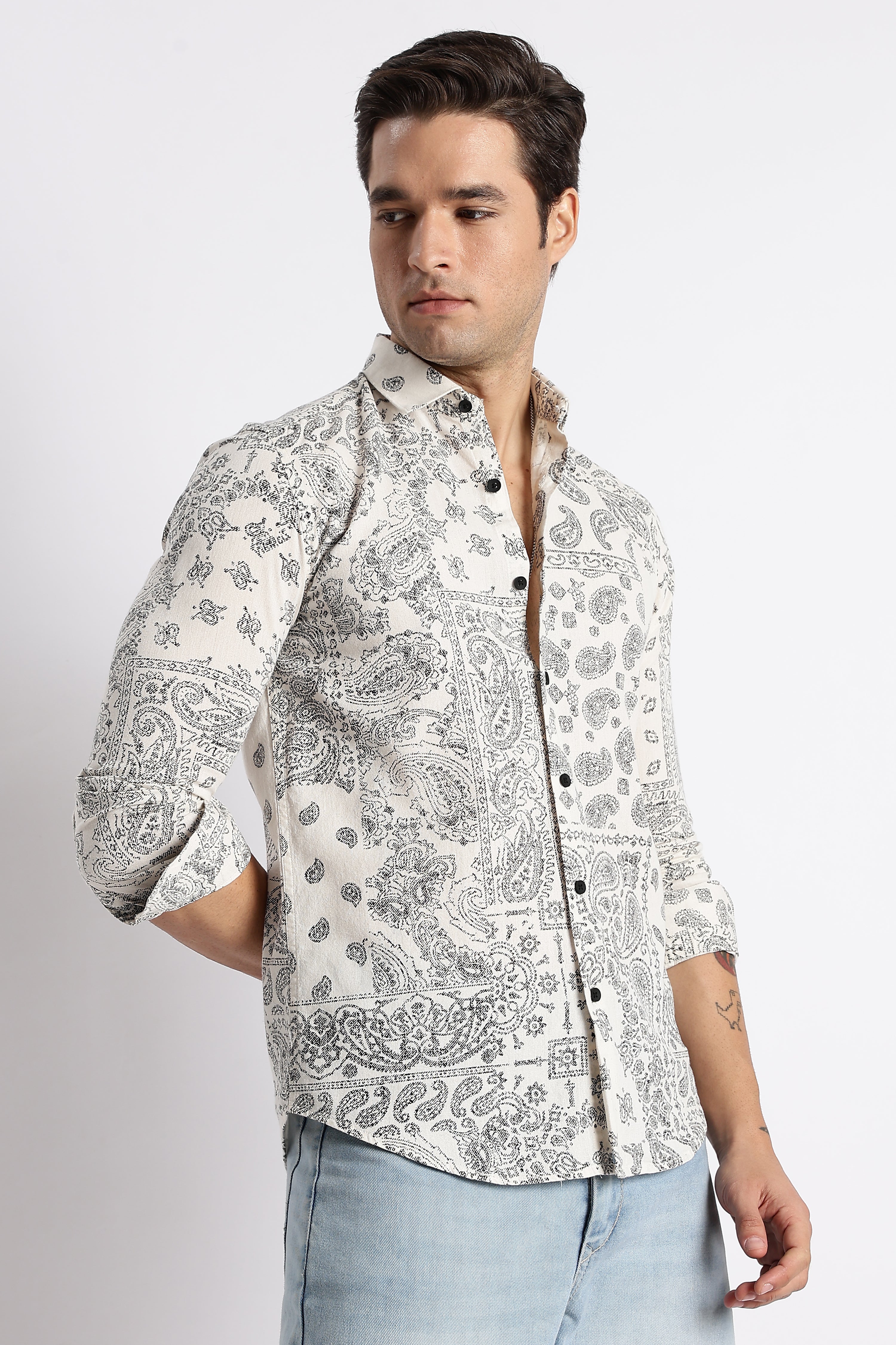 Men Paisley Print Shirt