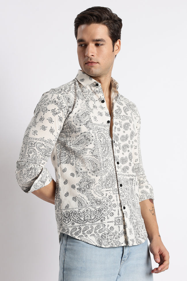 Men Paisley Print Shirt