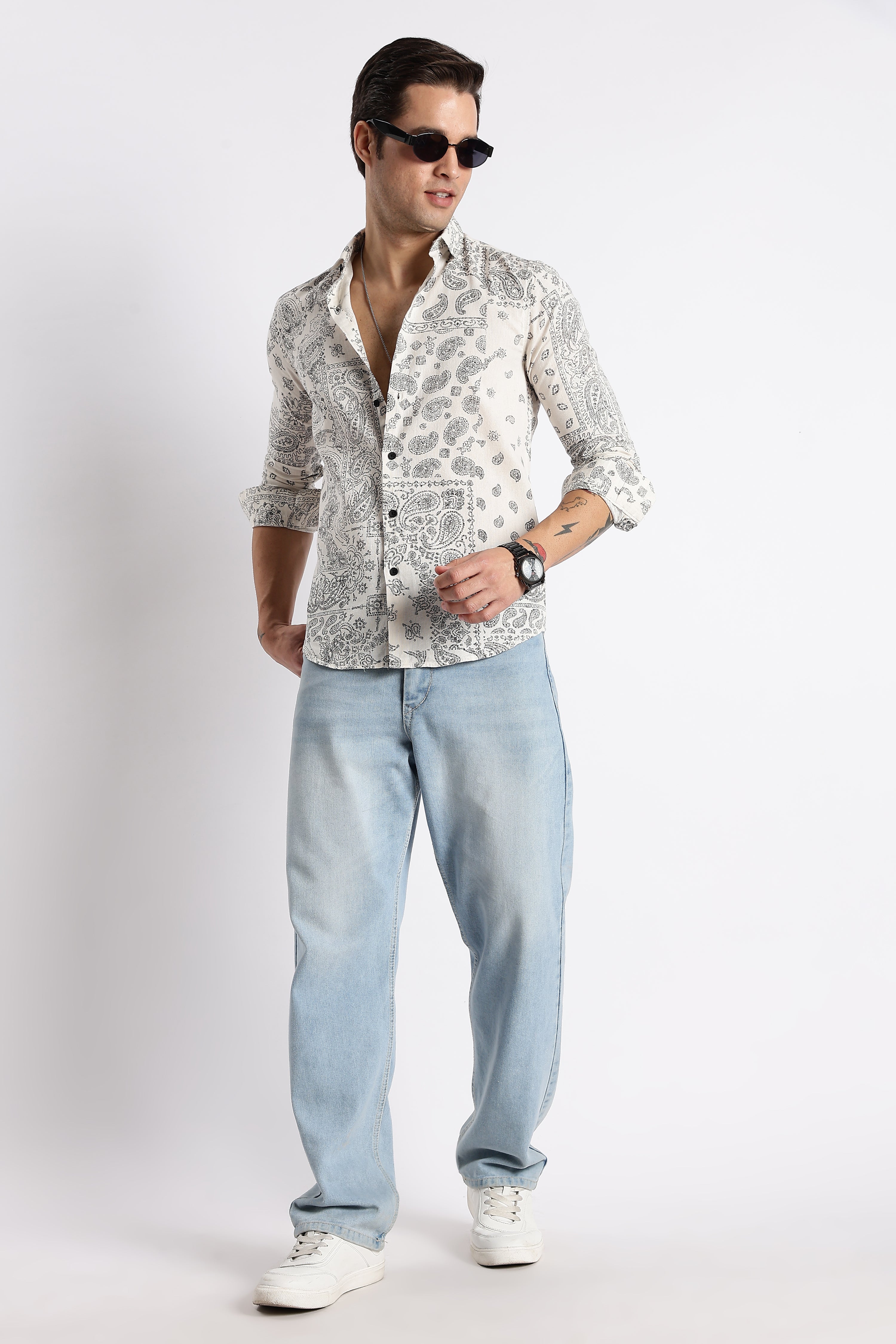 Men Paisley Print Shirt