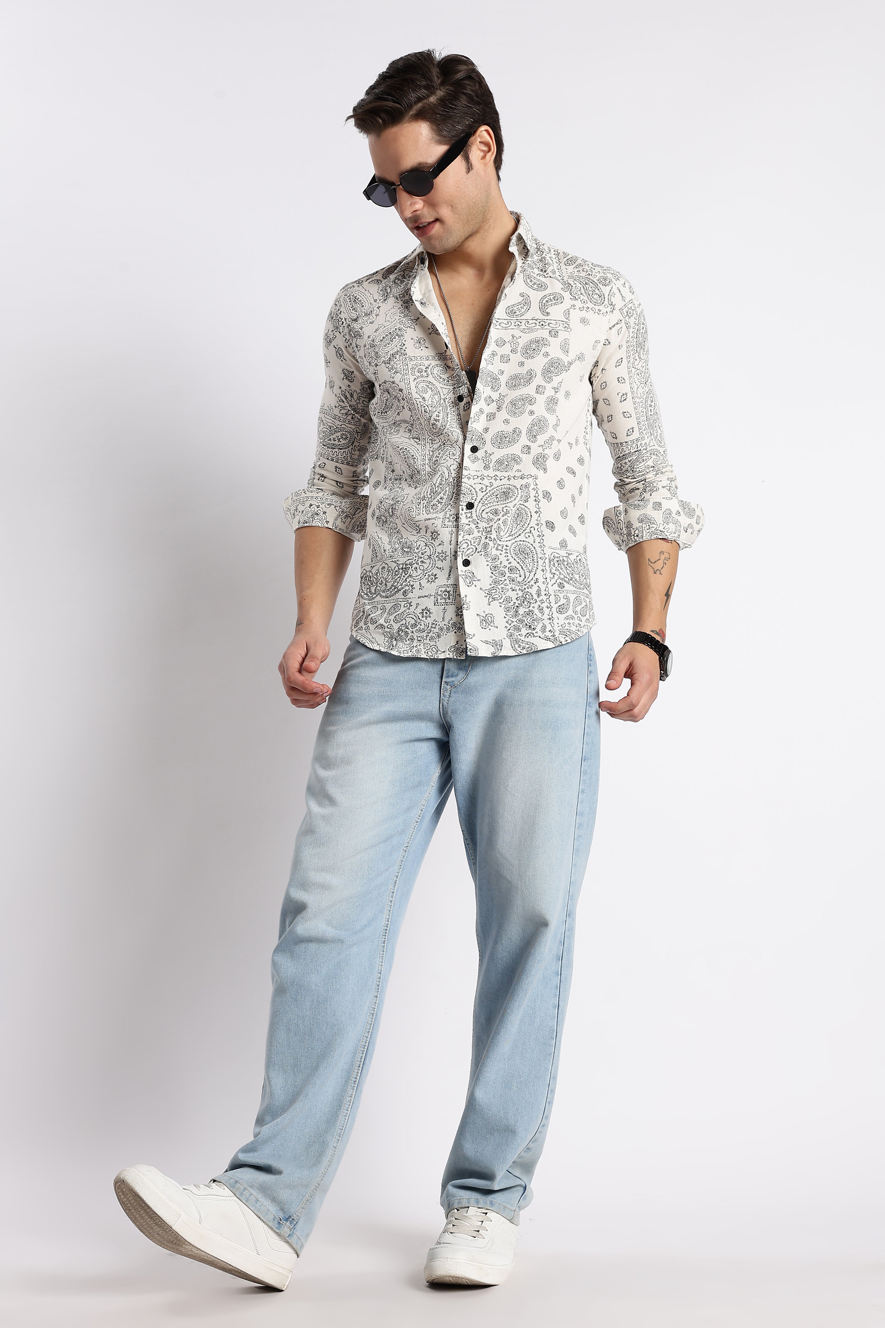 Men Paisley Print Shirt