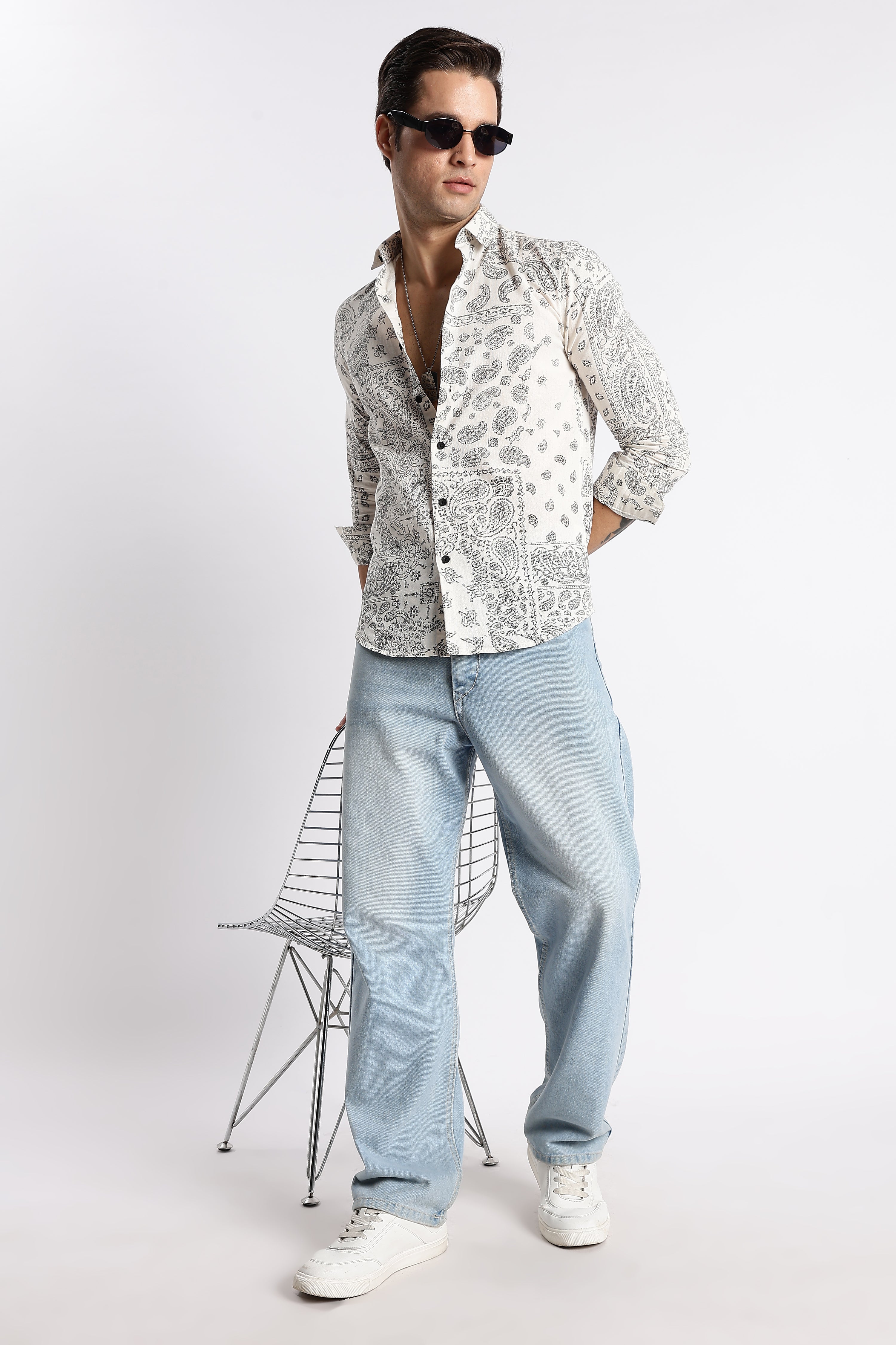 Men Paisley Print Shirt