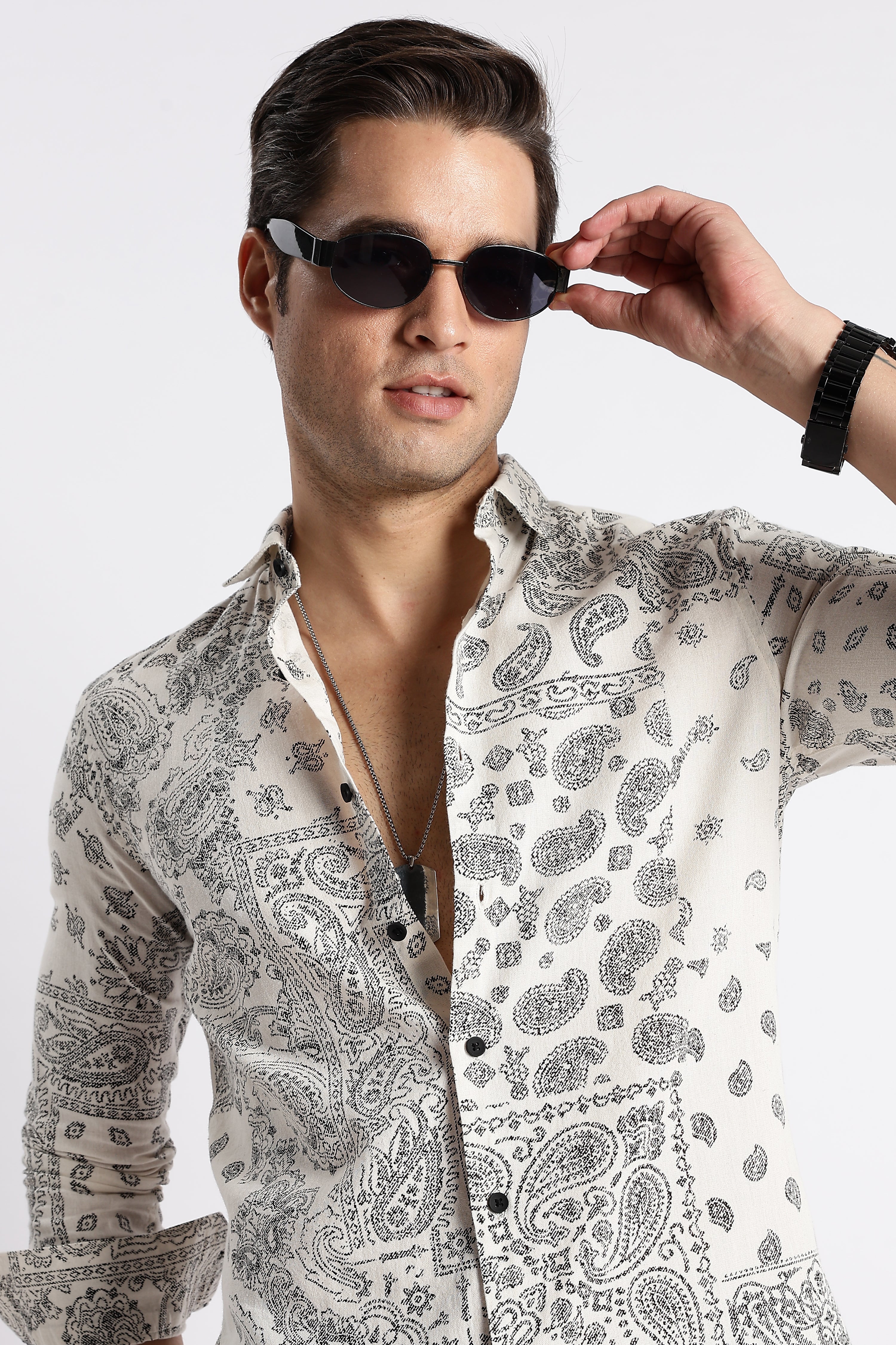 Men Paisley Print Shirt