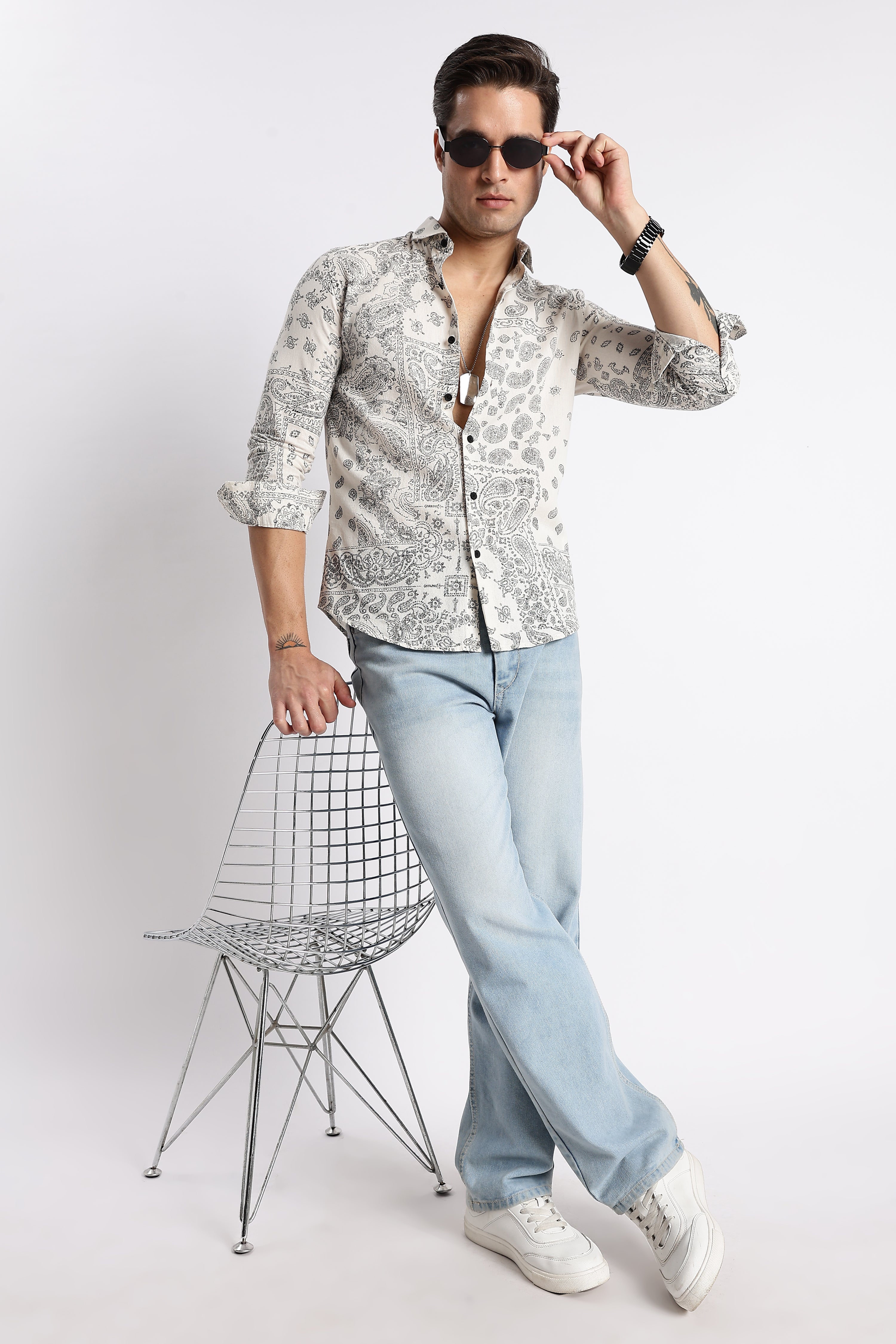 Men Paisley Print Shirt