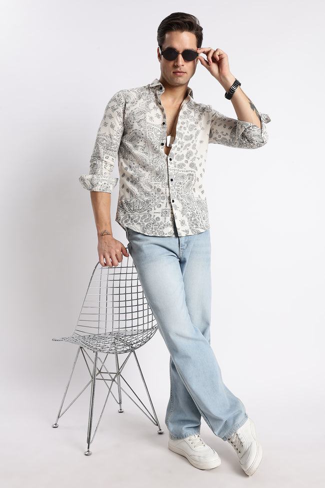 Men Paisley Print Shirt