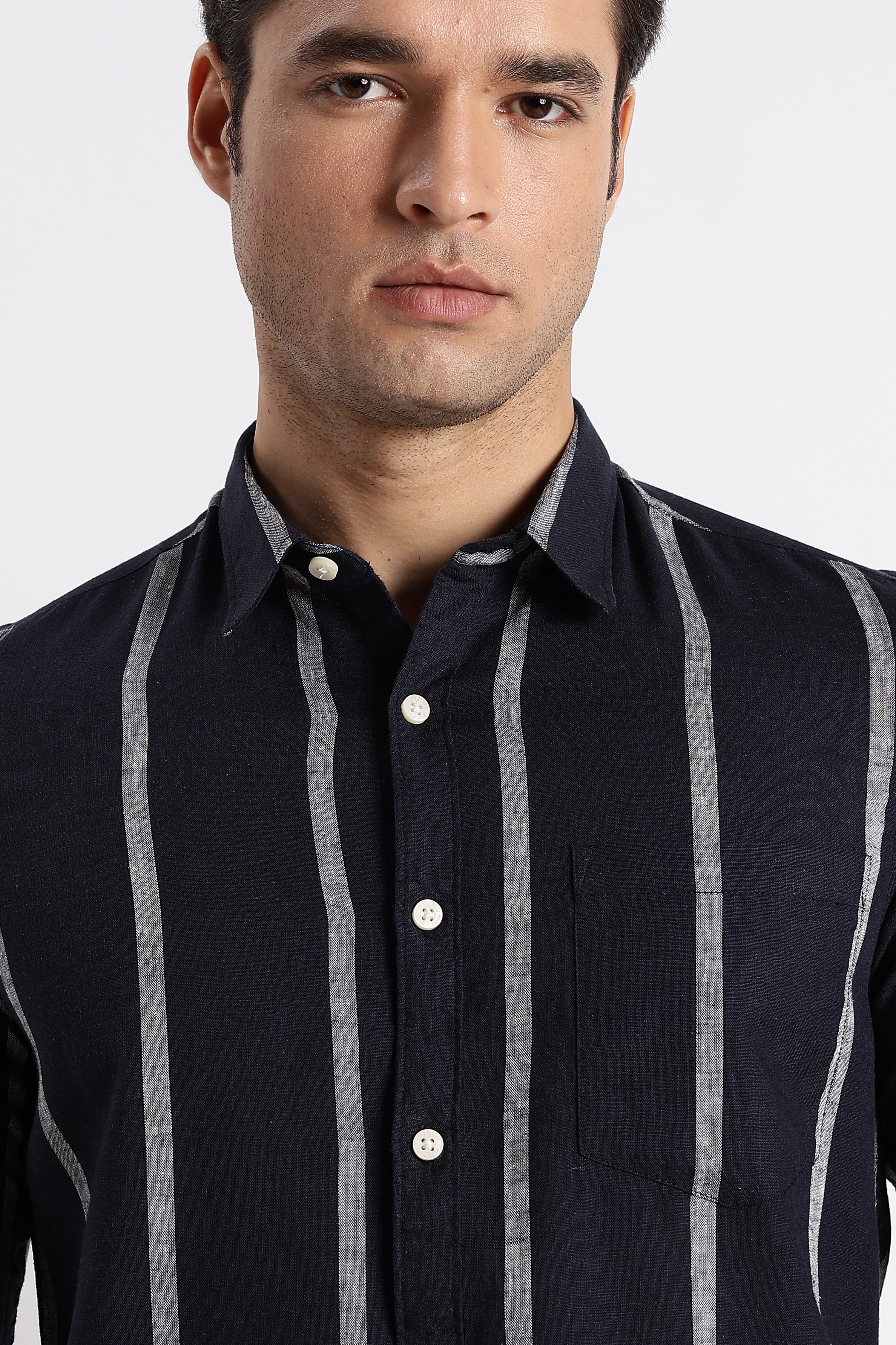 Men Classic Stripe Shirt