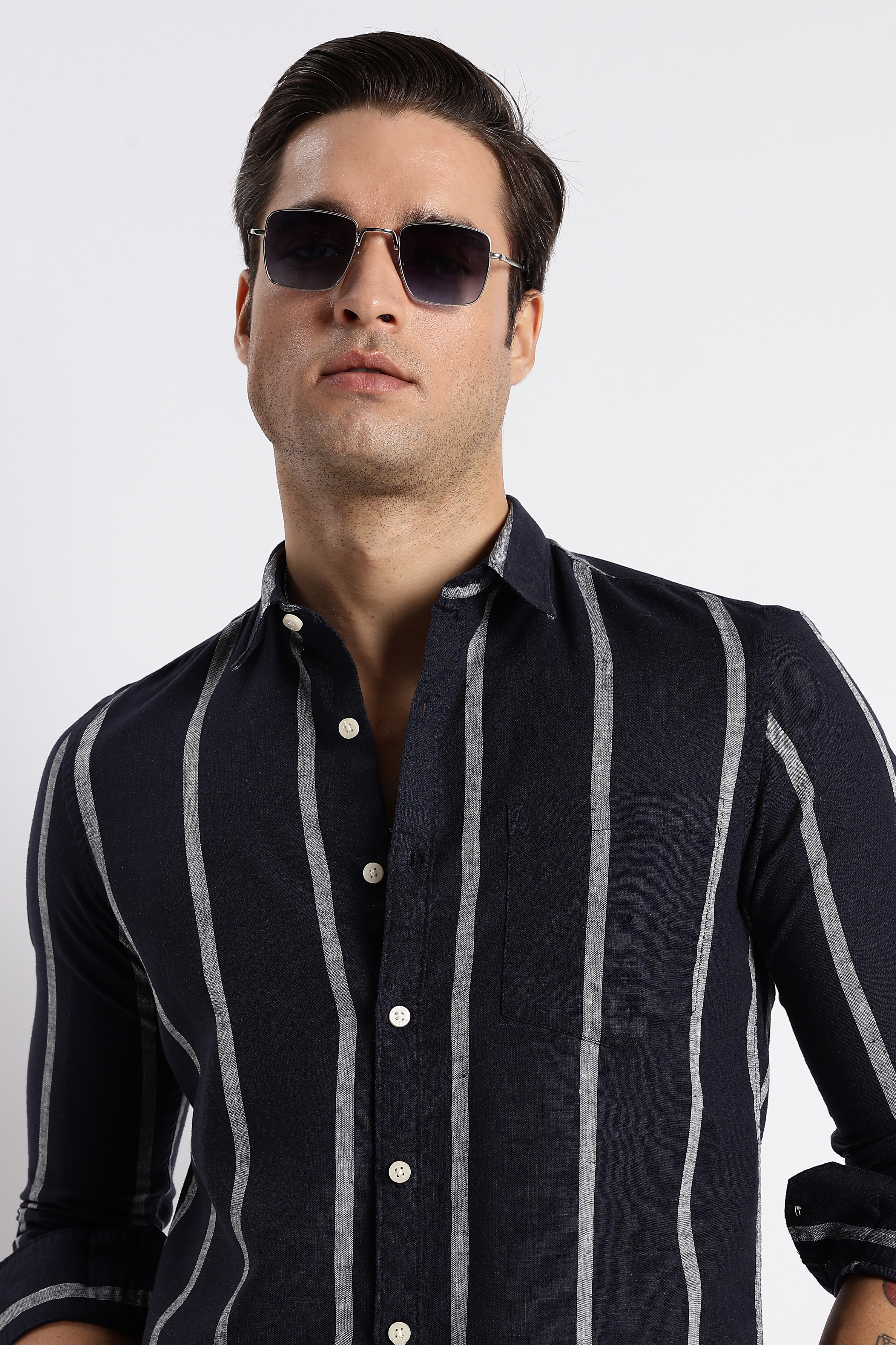 Men Classic Stripe Shirt