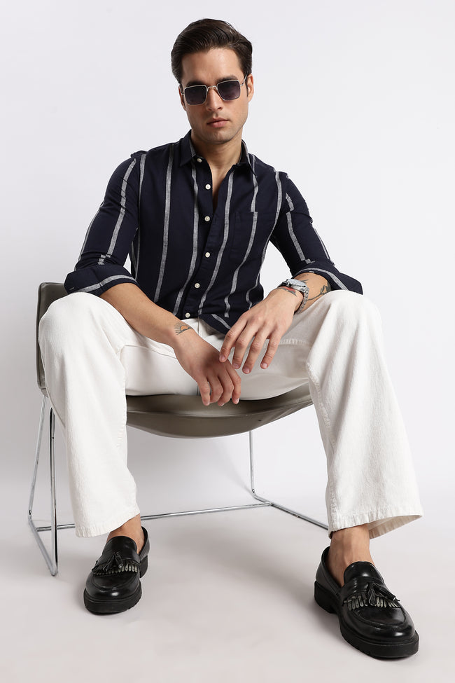 Men Classic Stripe Shirt