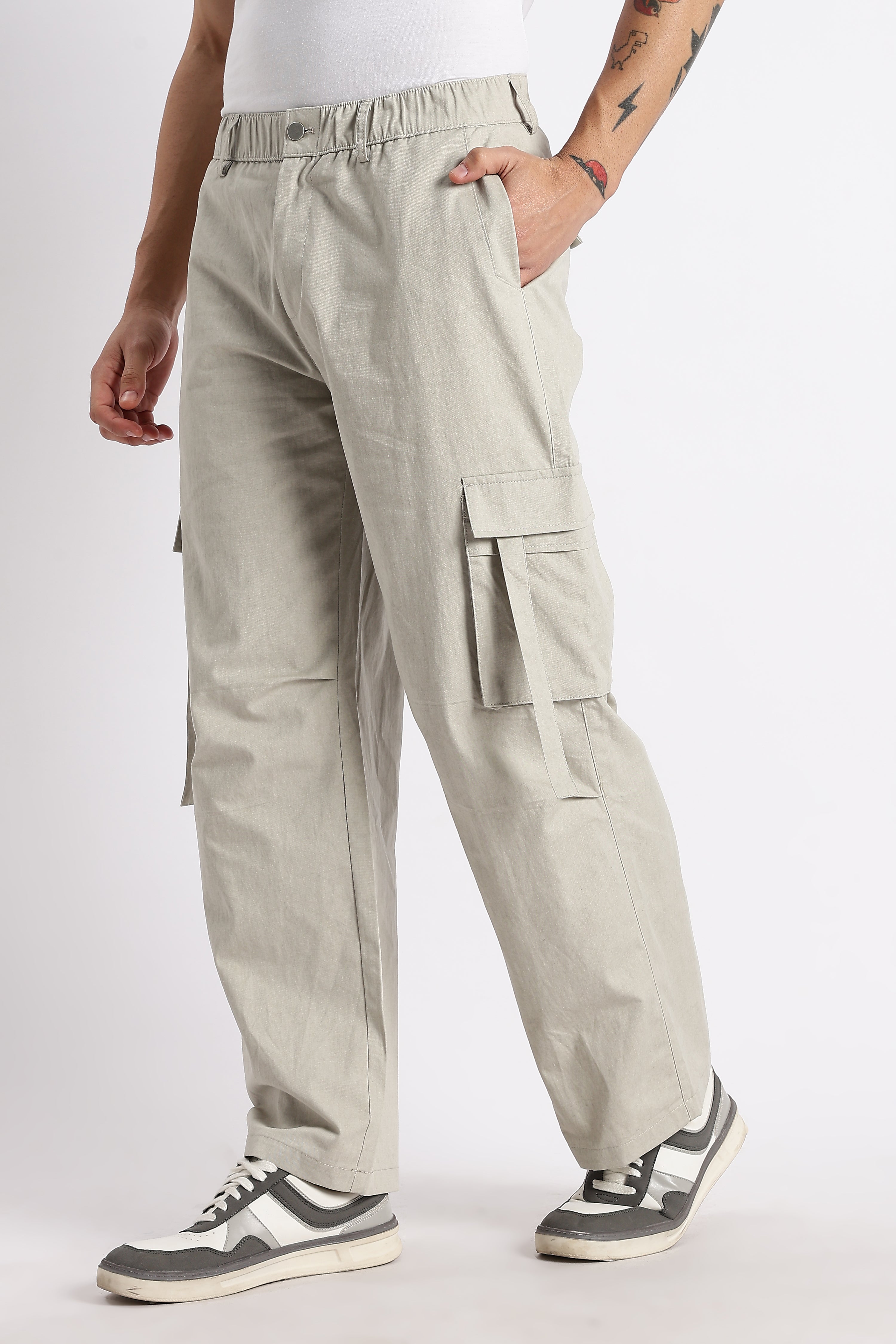 Men Urban Multi-Pocket Utility Bottoms