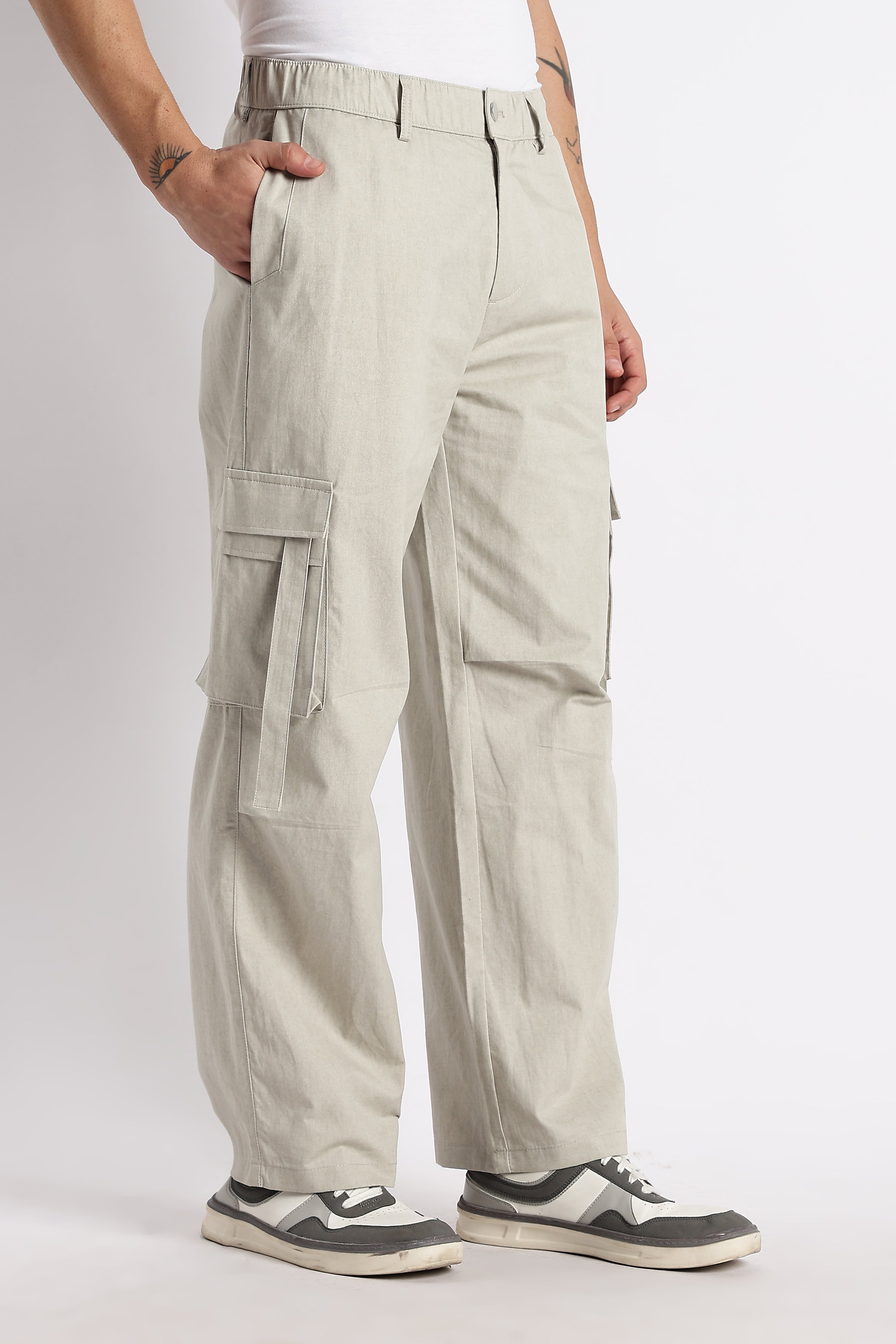 Men Urban Multi-Pocket Utility Bottoms