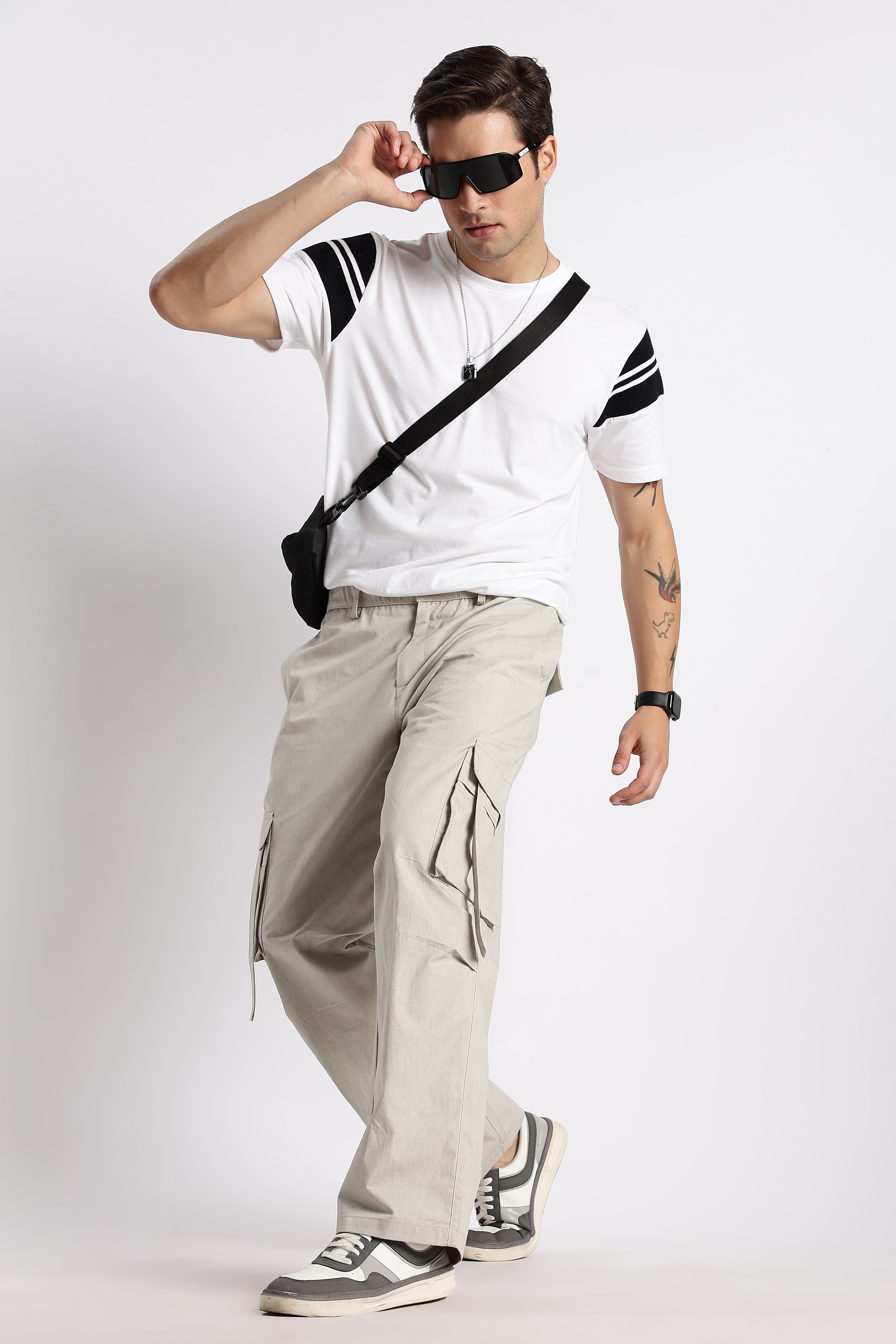 Men Urban Multi-Pocket Utility Bottoms