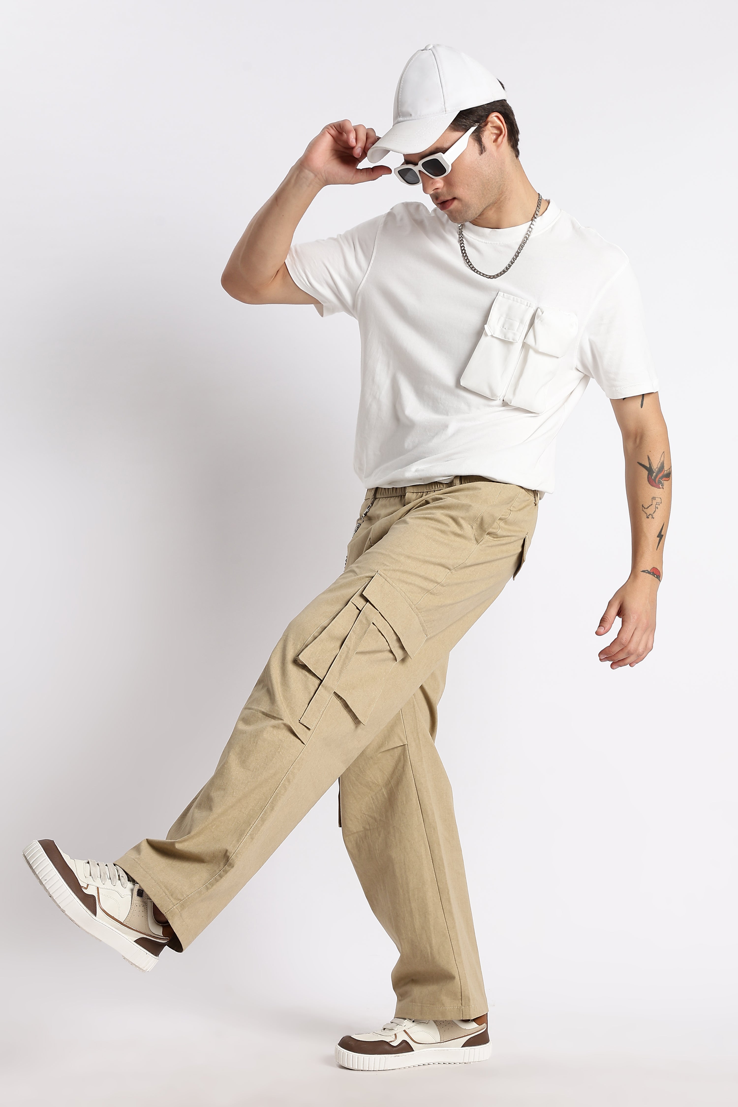 Men Urban Multi-Pocket Utility Bottoms