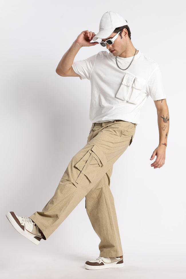Men Urban Multi-Pocket Utility Bottoms