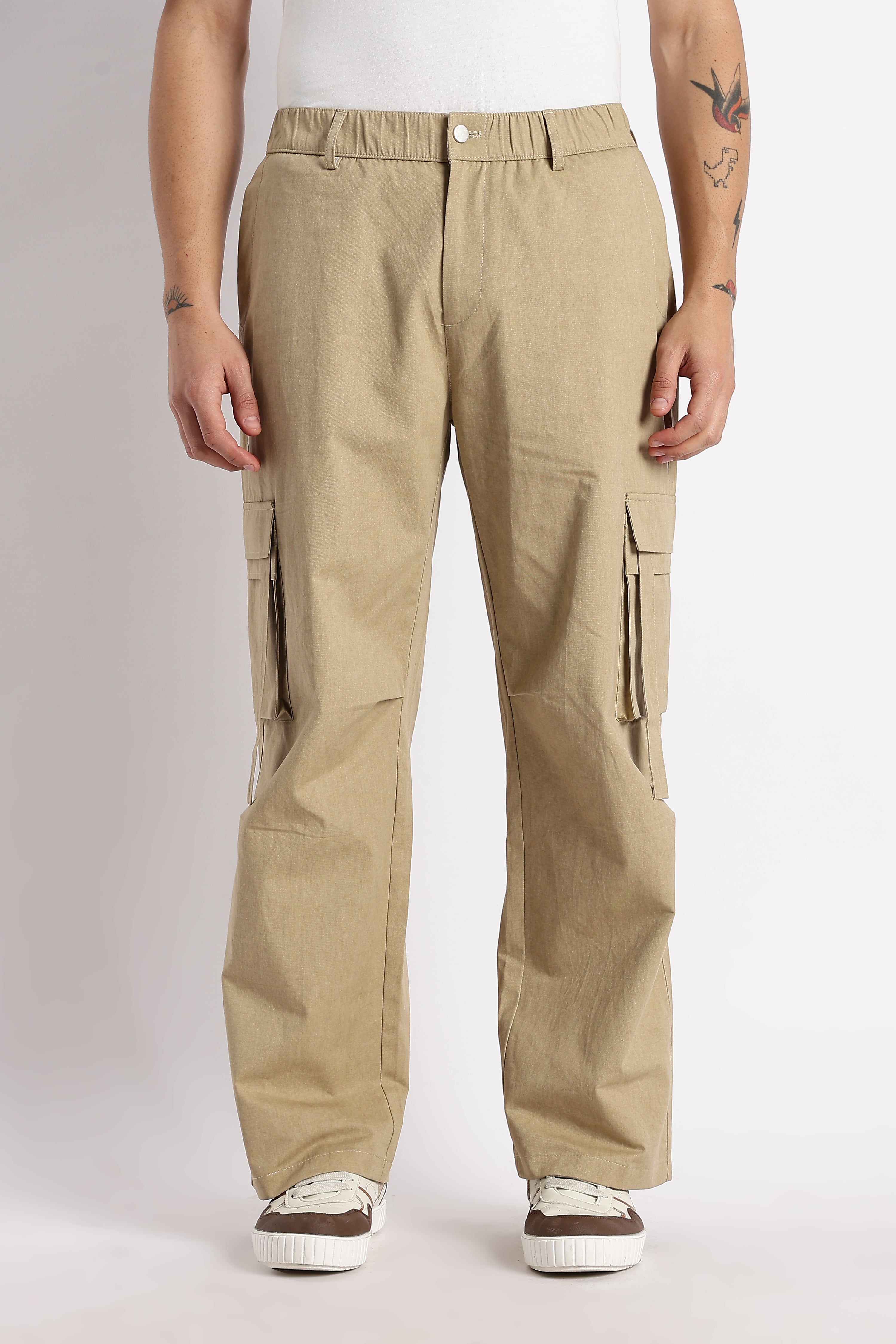 Men Urban Multi-Pocket Utility Bottoms