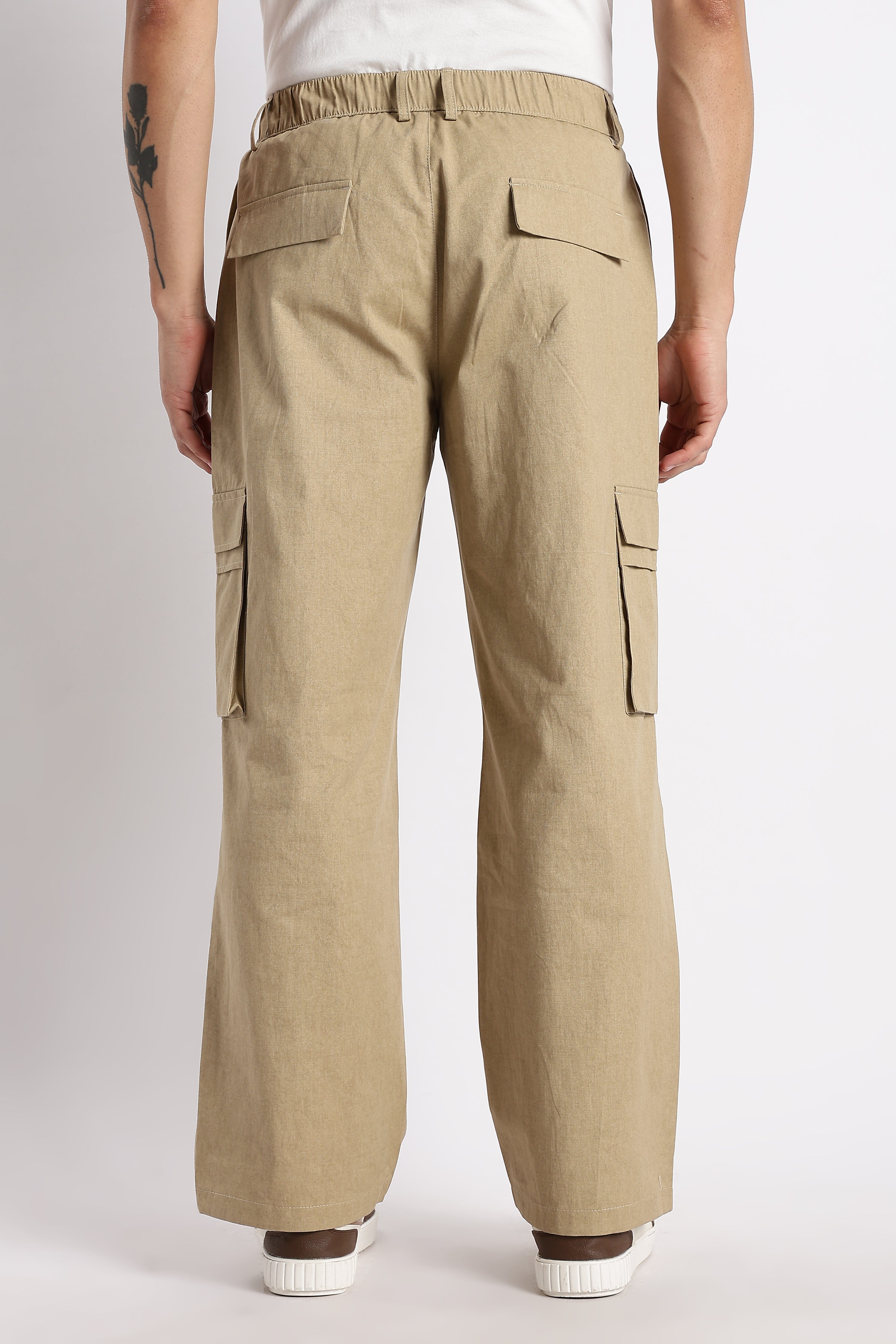 Men Urban Multi-Pocket Utility Bottoms