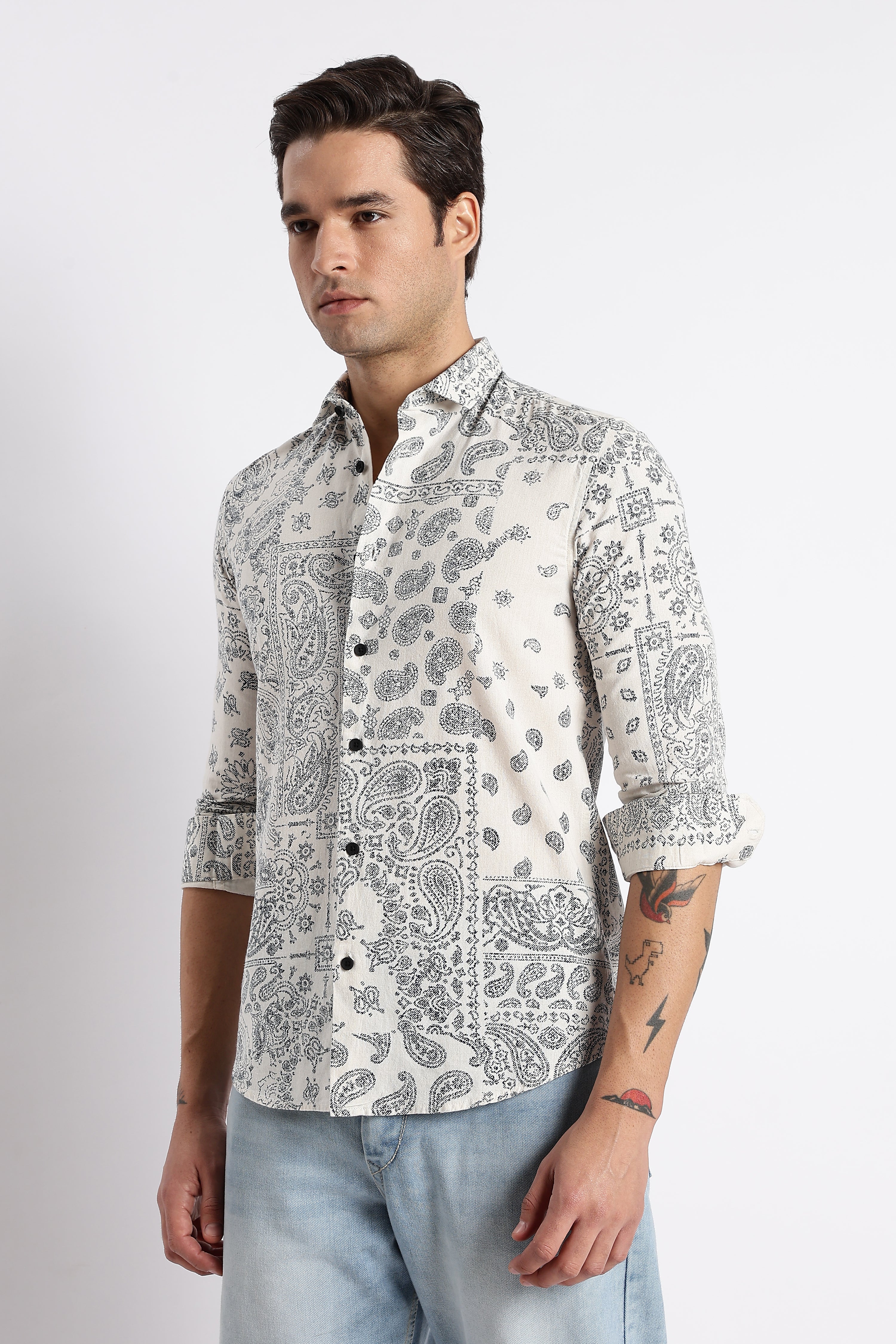 Men Paisley Print Shirt