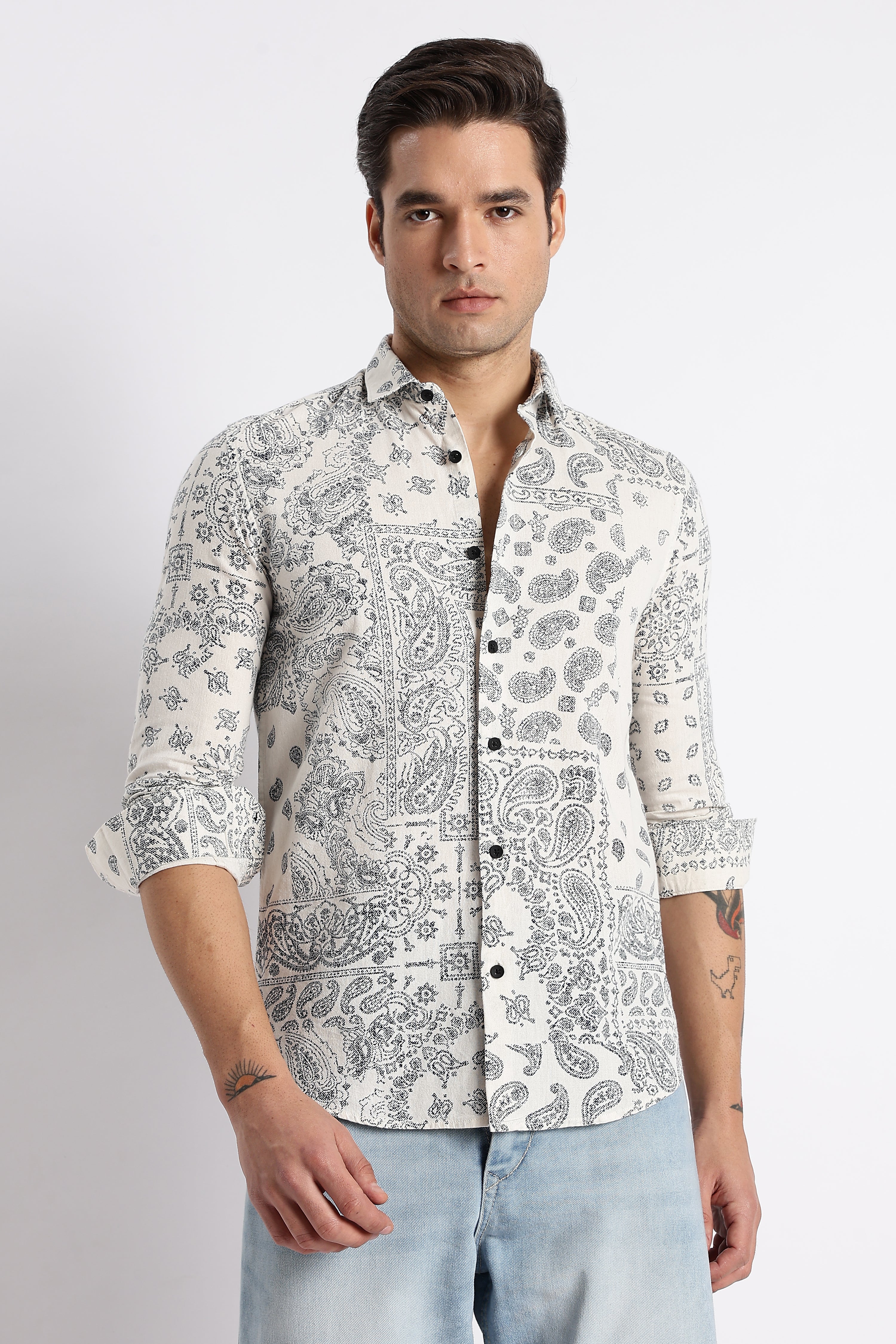 Men Paisley Print Shirt
