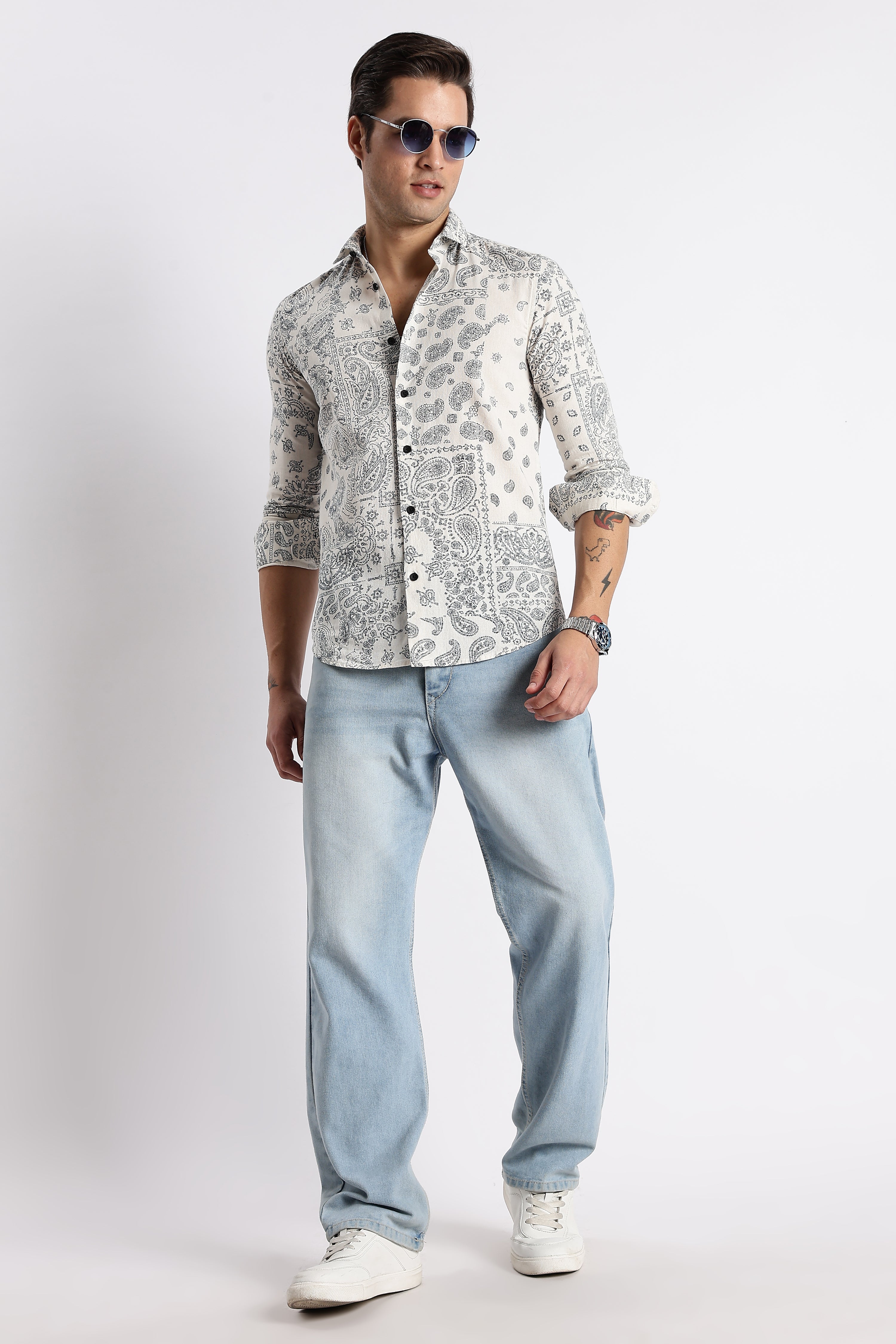 Men Paisley Print Shirt
