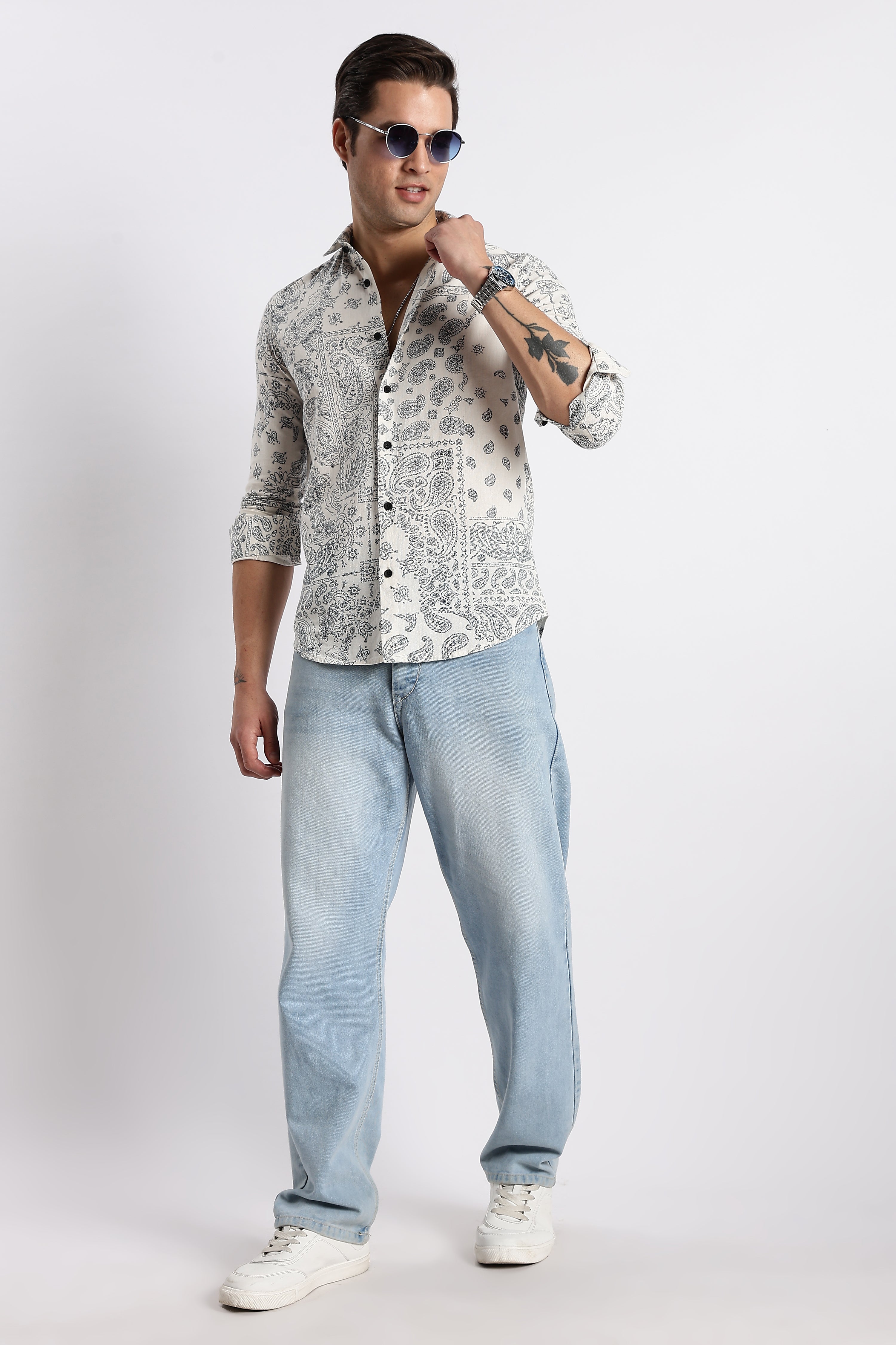 Men Paisley Print Shirt